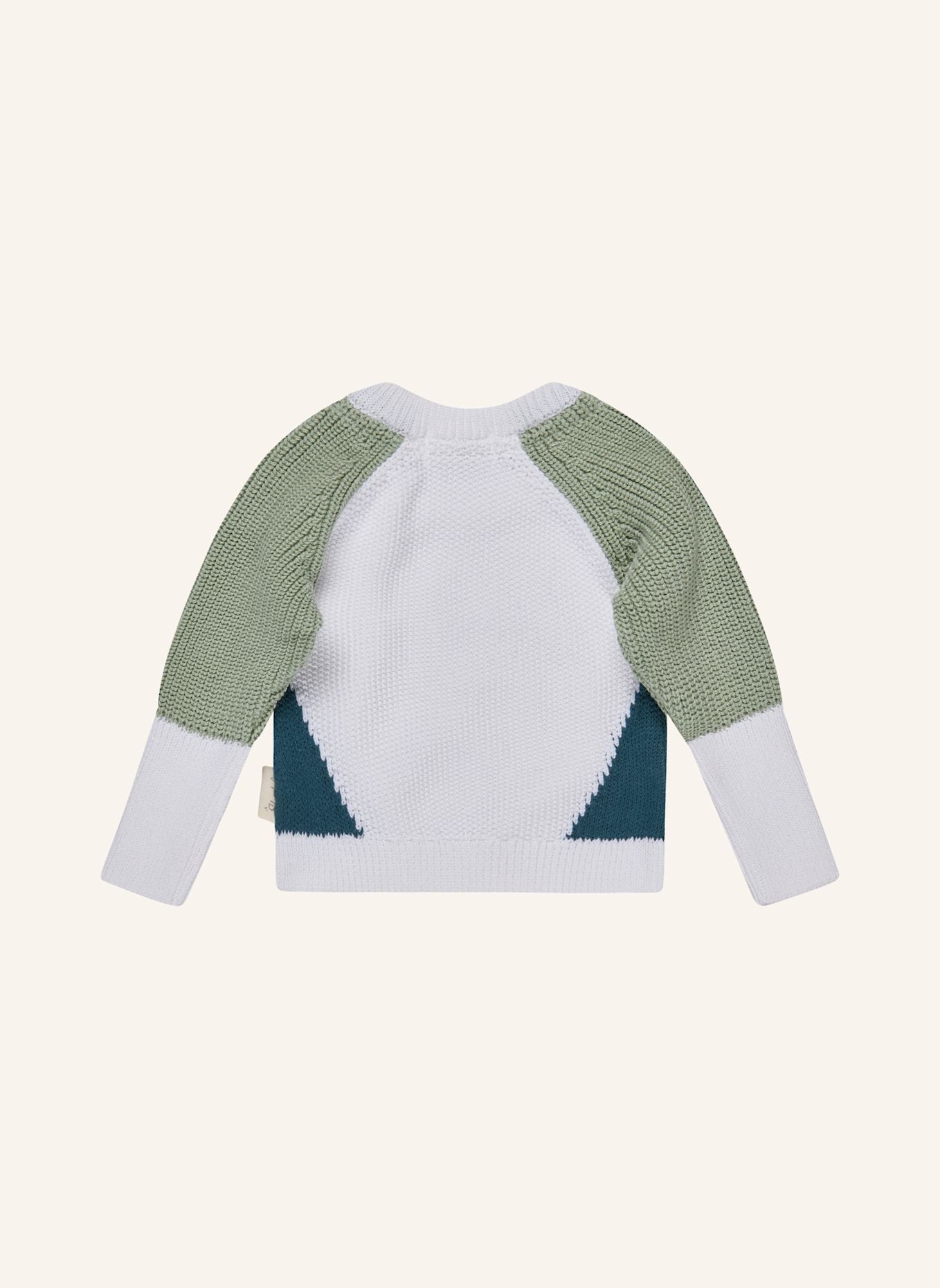 Sterntaler Strickpullover colorblocking: GRÜN