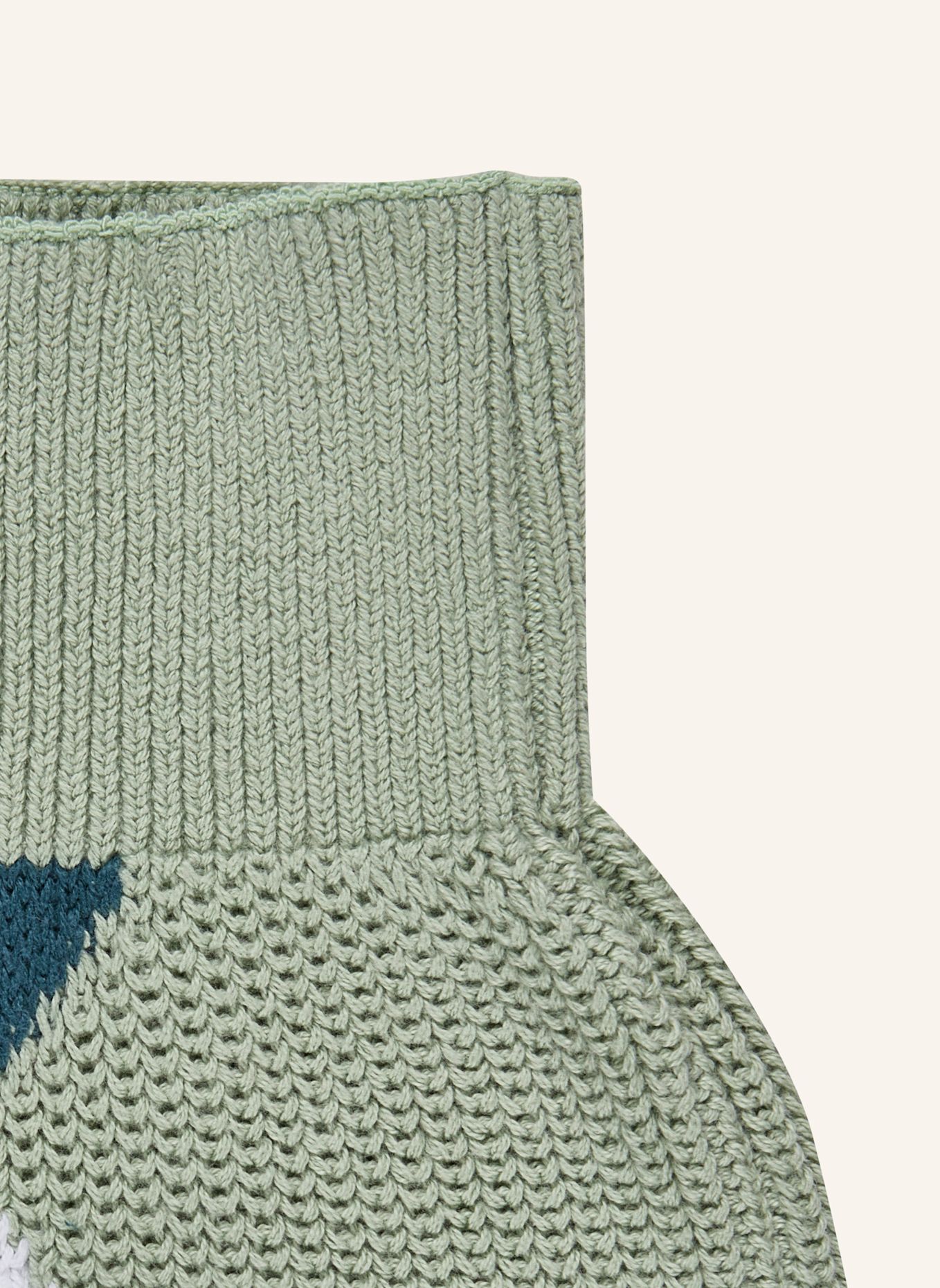Sterntaler Strickhose colorblocking: GRÜN