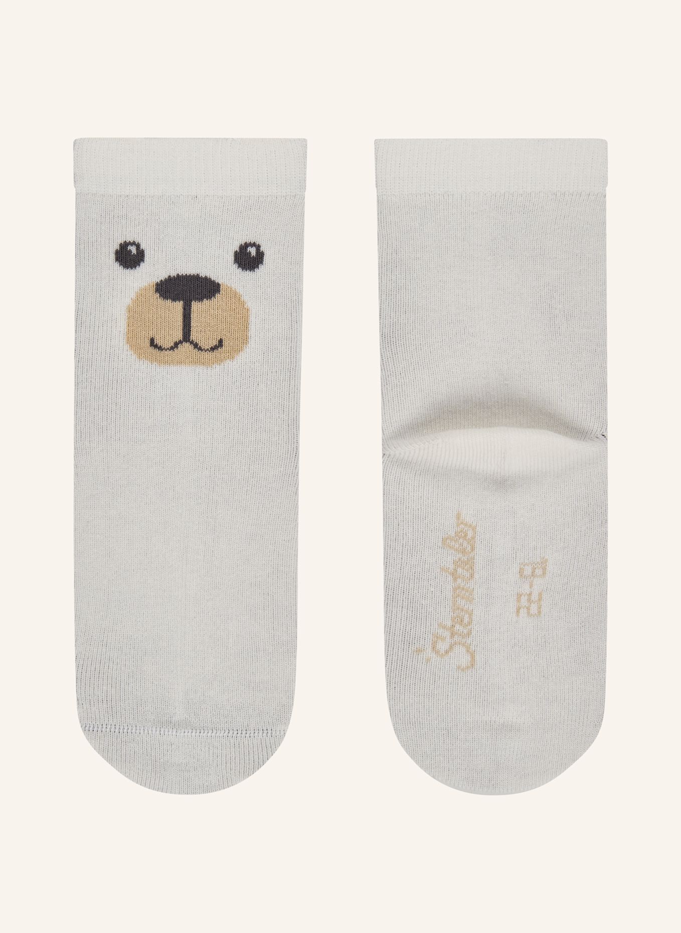 Sterntaler Socken 4er-Pack Eisbär: BEIGE