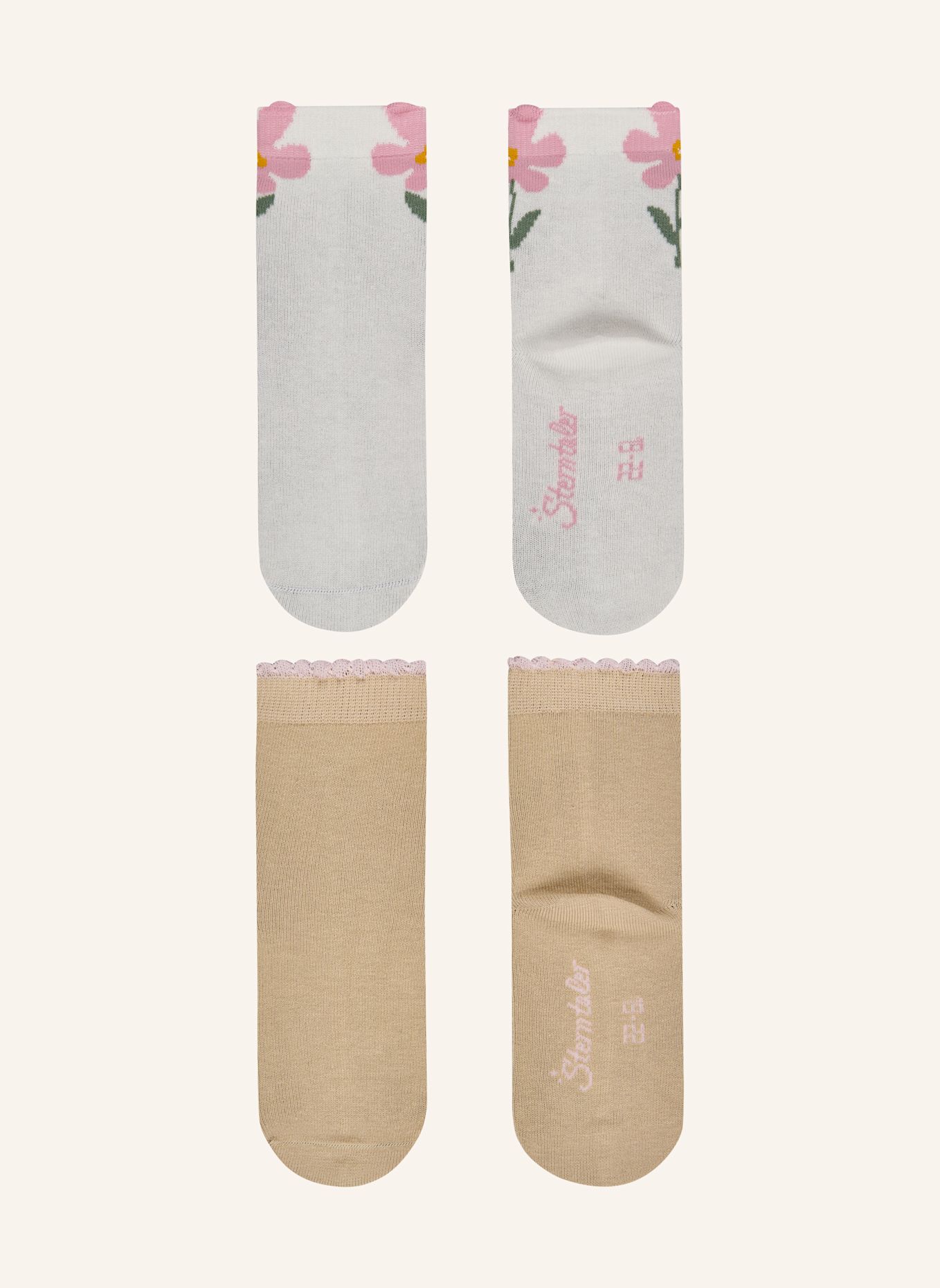 Sterntaler Socken 6er-Pack Blume: BEIGE