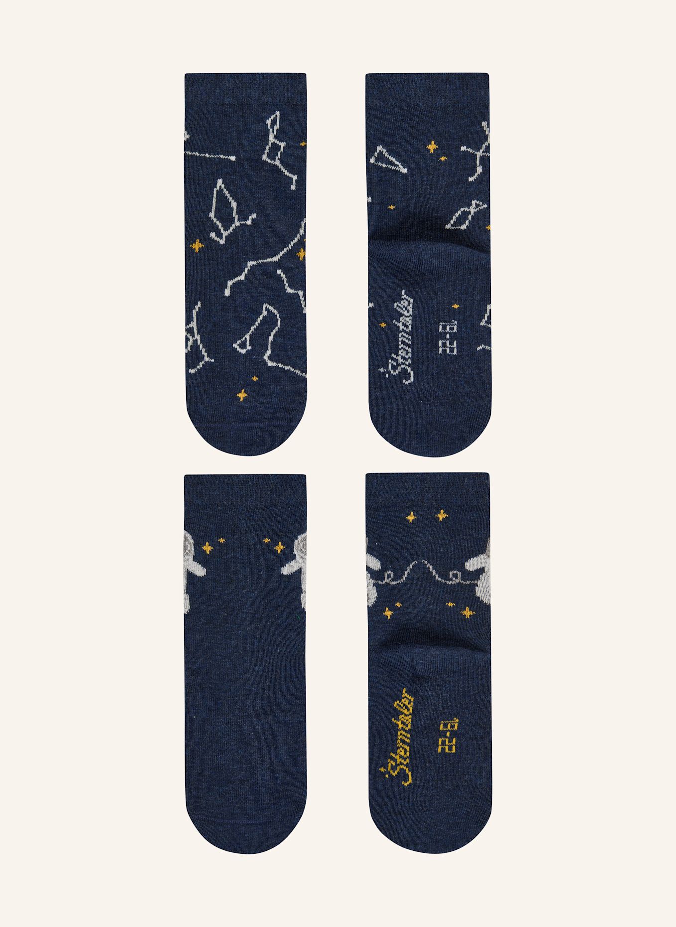 Sterntaler Socken 6er-Pack Ringel: SILBER