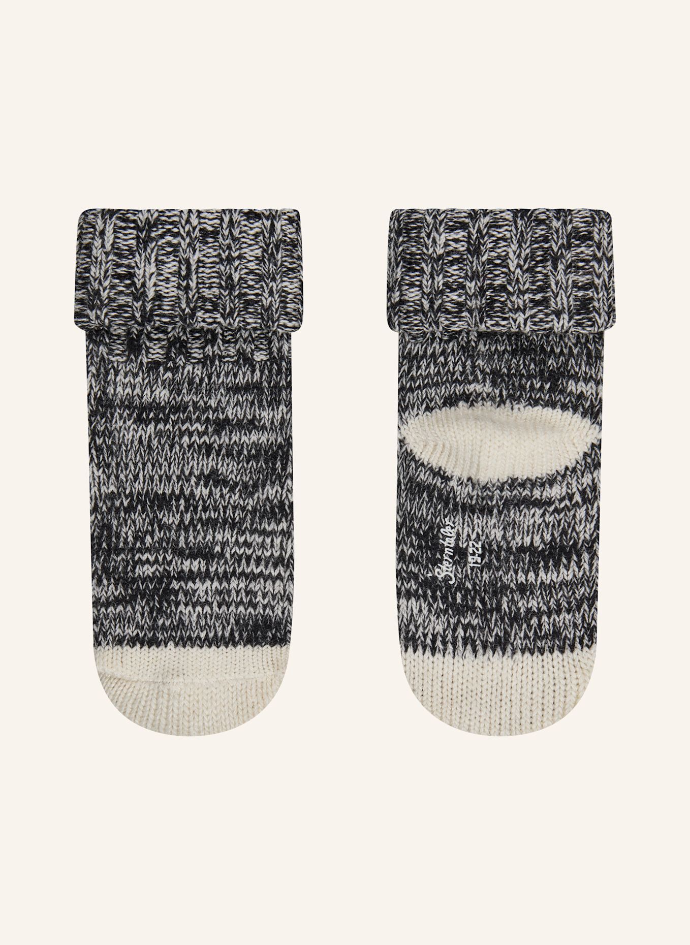 Sterntaler Socken 2er-Pack Wolle: SCHWARZ