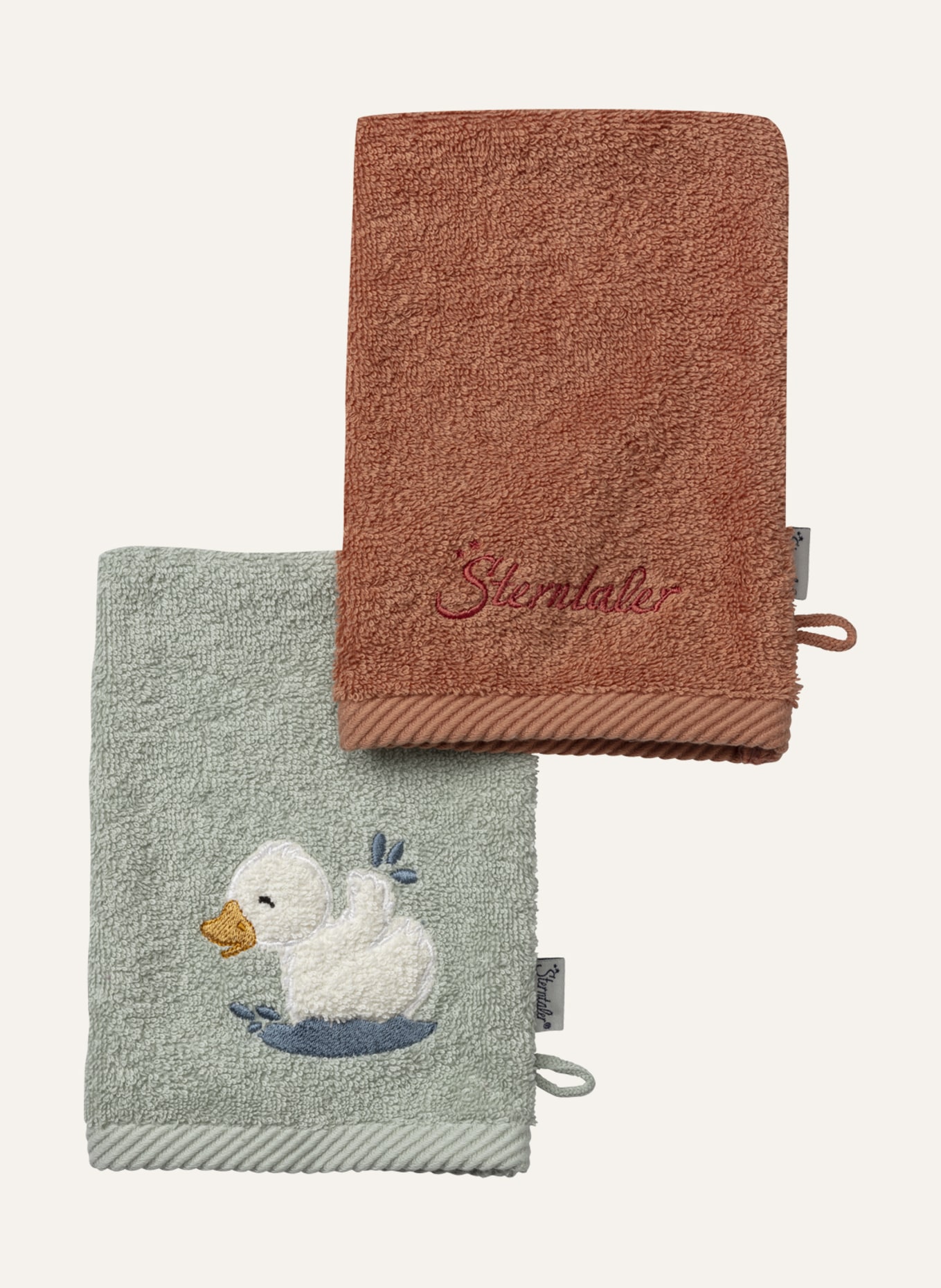 Sterntaler 2er-Pack Waschhandschuhe EDDA: WEISS