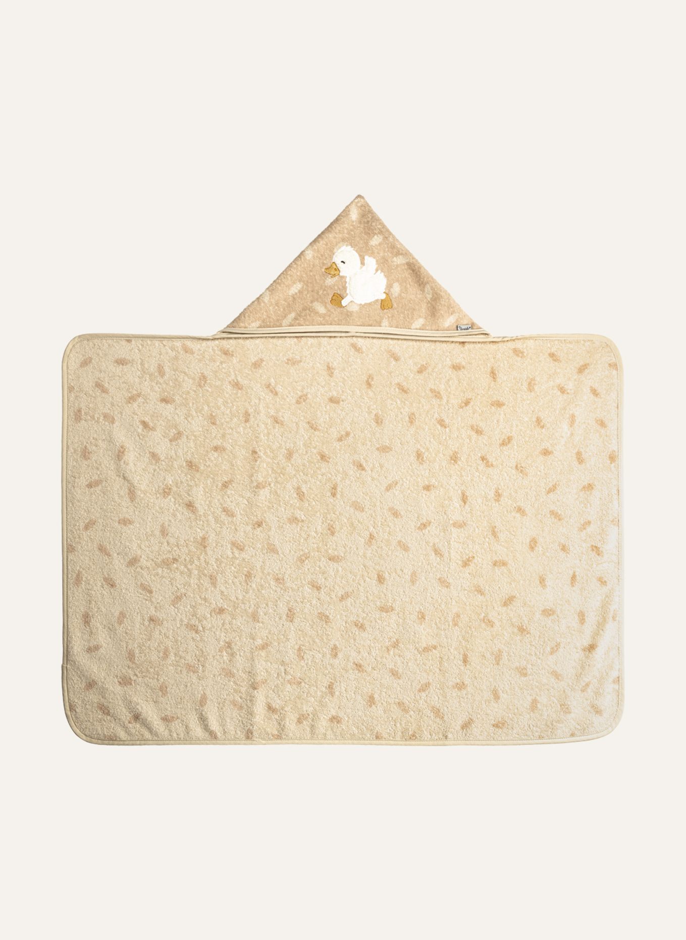 Sterntaler Kapuzenbadetuch 100 x 70 cm Edda: BEIGE
