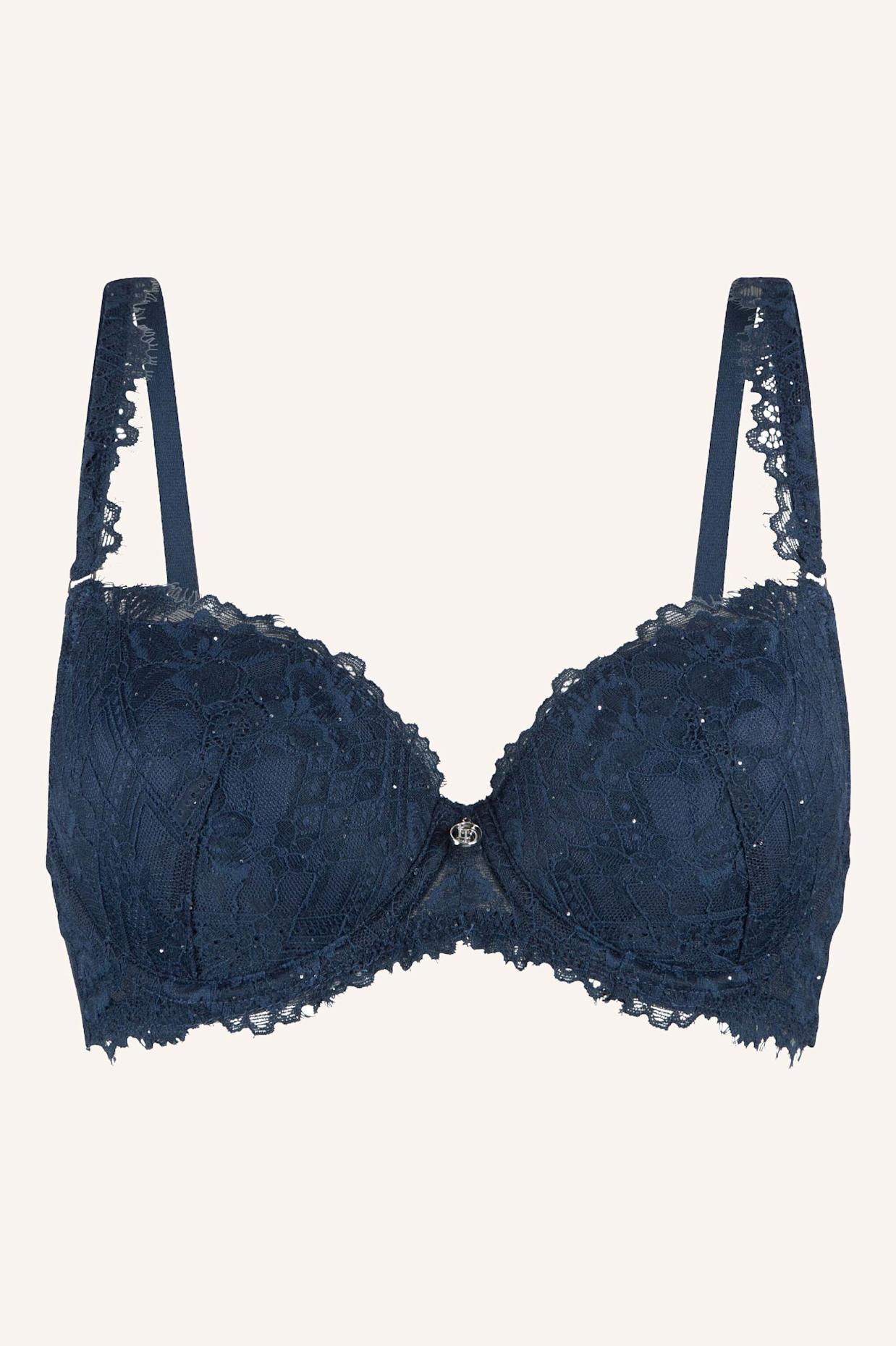 LINGADORE T-shirt BH Spitze: DUNKELBLAU