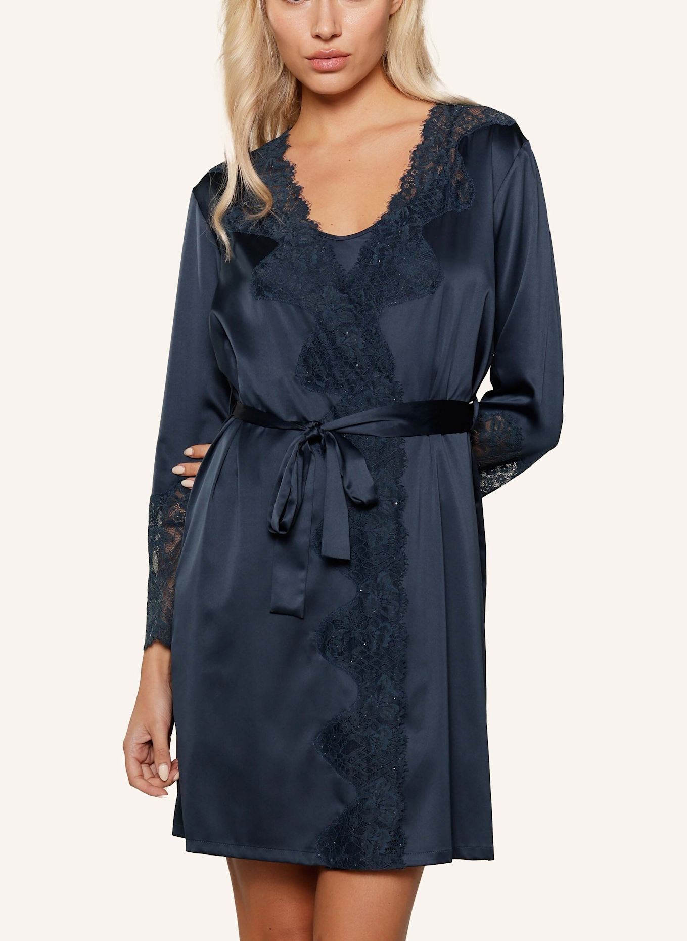 LINGADORE Kimono: DONKERBLAUW