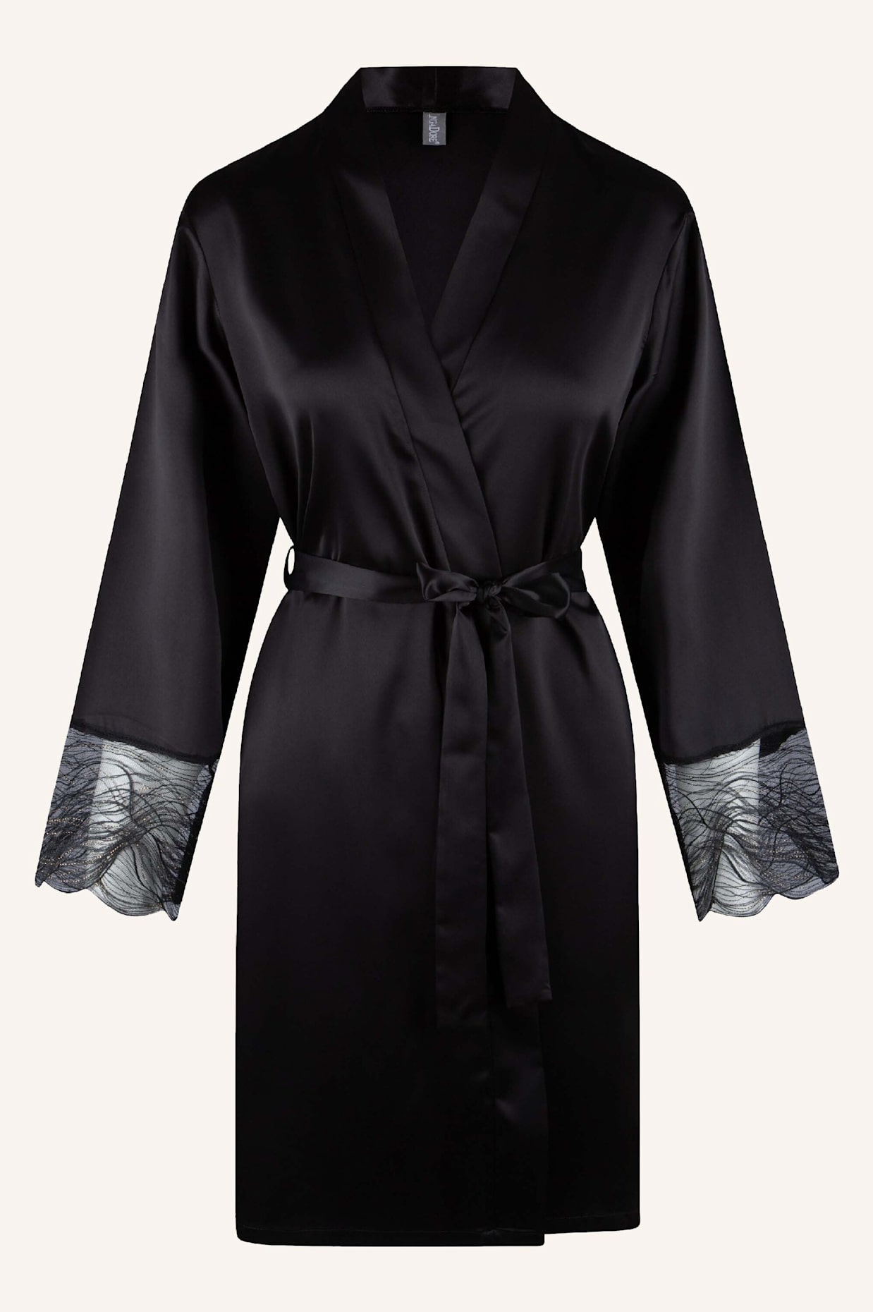 LINGADORE Kimono: SCHWARZ