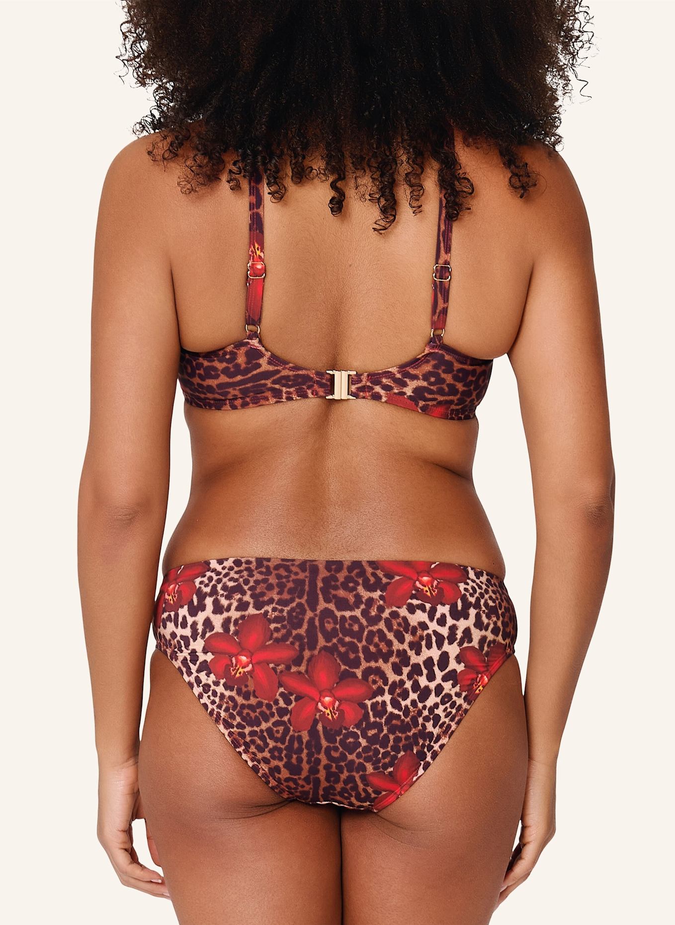 LINGADORE Bikini Slip: ROT/ BRAUN