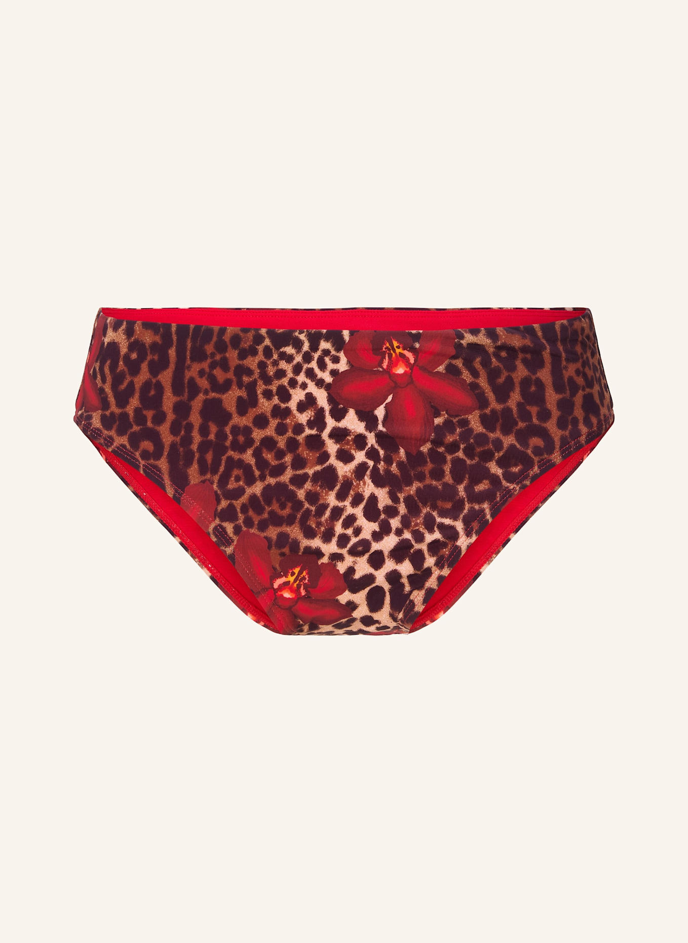 LINGADORE Bikini Slip: ROT/ BRAUN