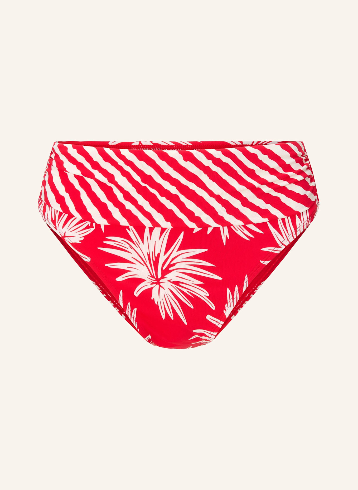 LINGADORE Bikini Slip: WEISS/ ROT