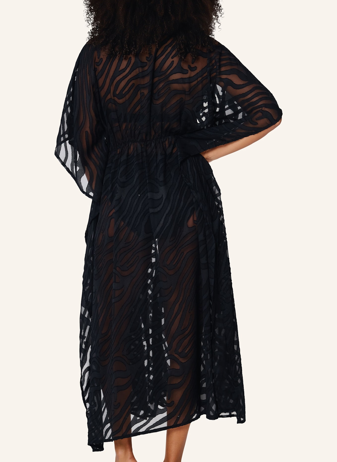 LINGADORE Kimono: SCHWARZ