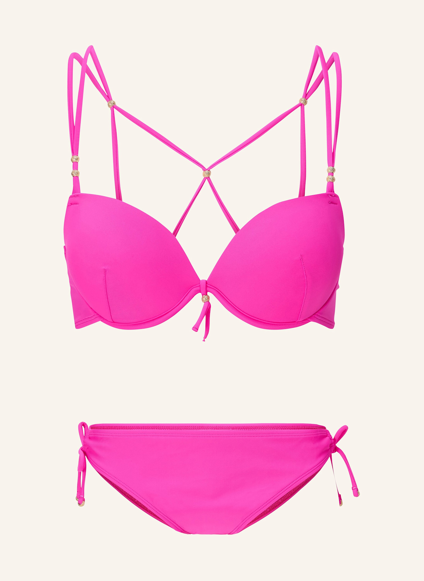 LINGADORE Halterneck bikiniset: PINK