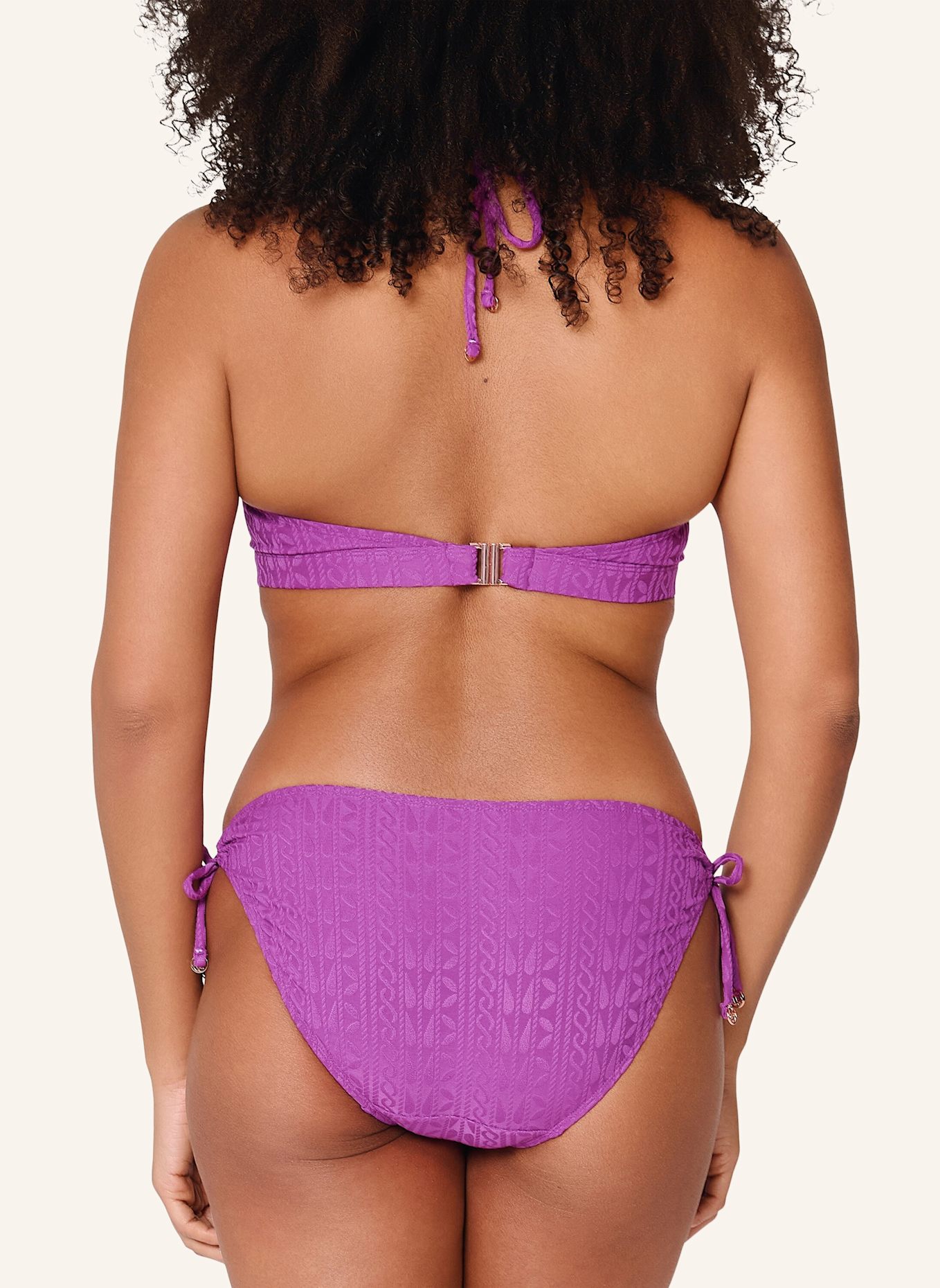 LINGADORE Bikini slip mit Schnur: LILA