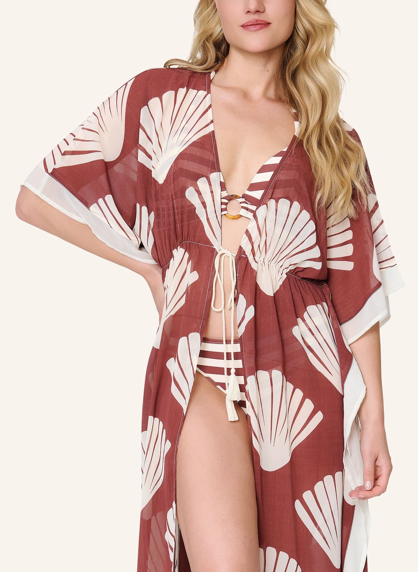 LINGADORE Kimono: BRAUN/ WEISS