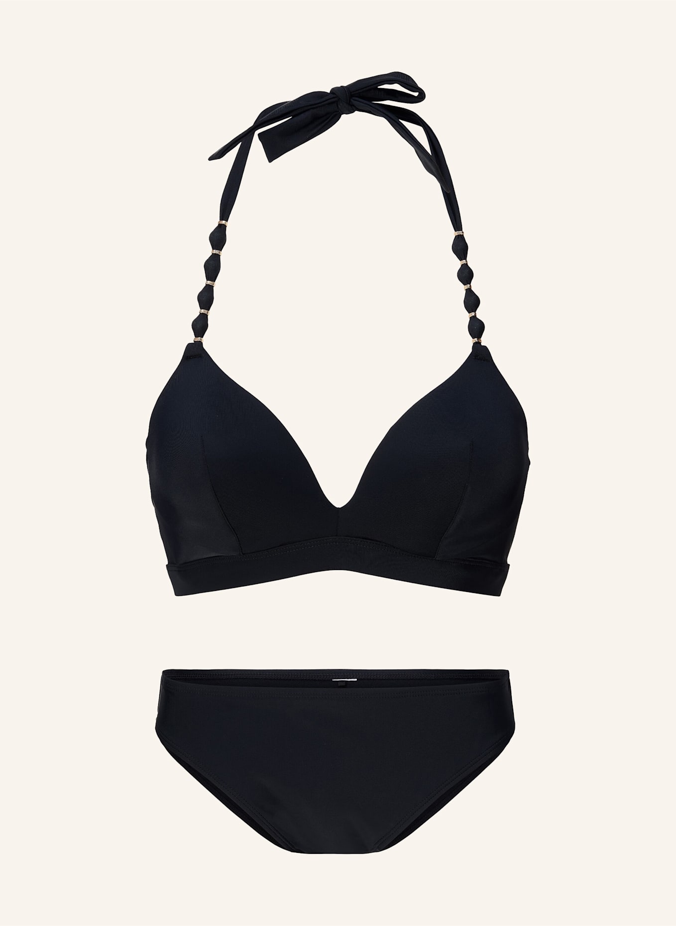 LINGADORE Triangle padded bikiniset: SCHWARZ