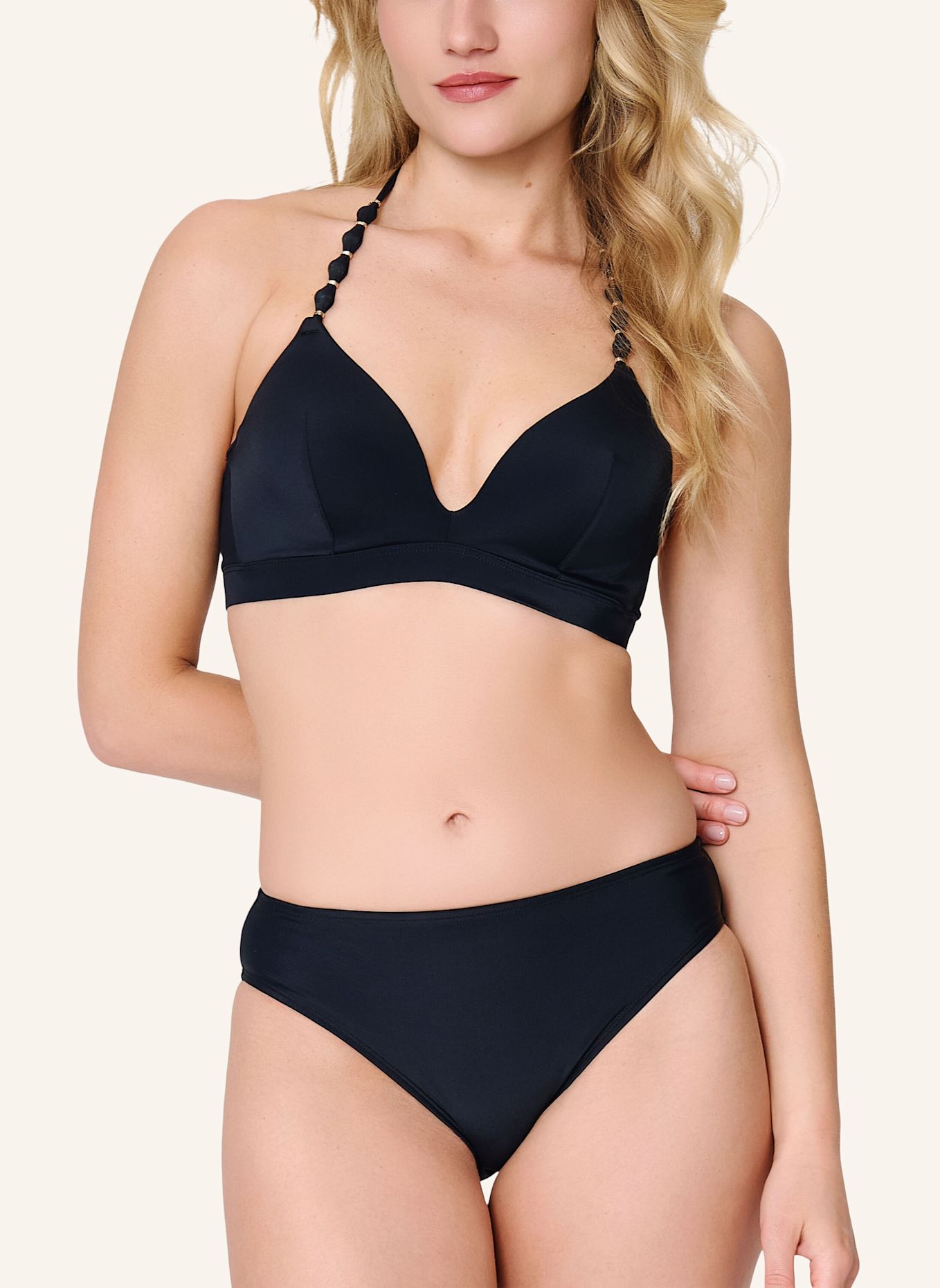 LINGADORE Triangle padded bikiniset: SCHWARZ