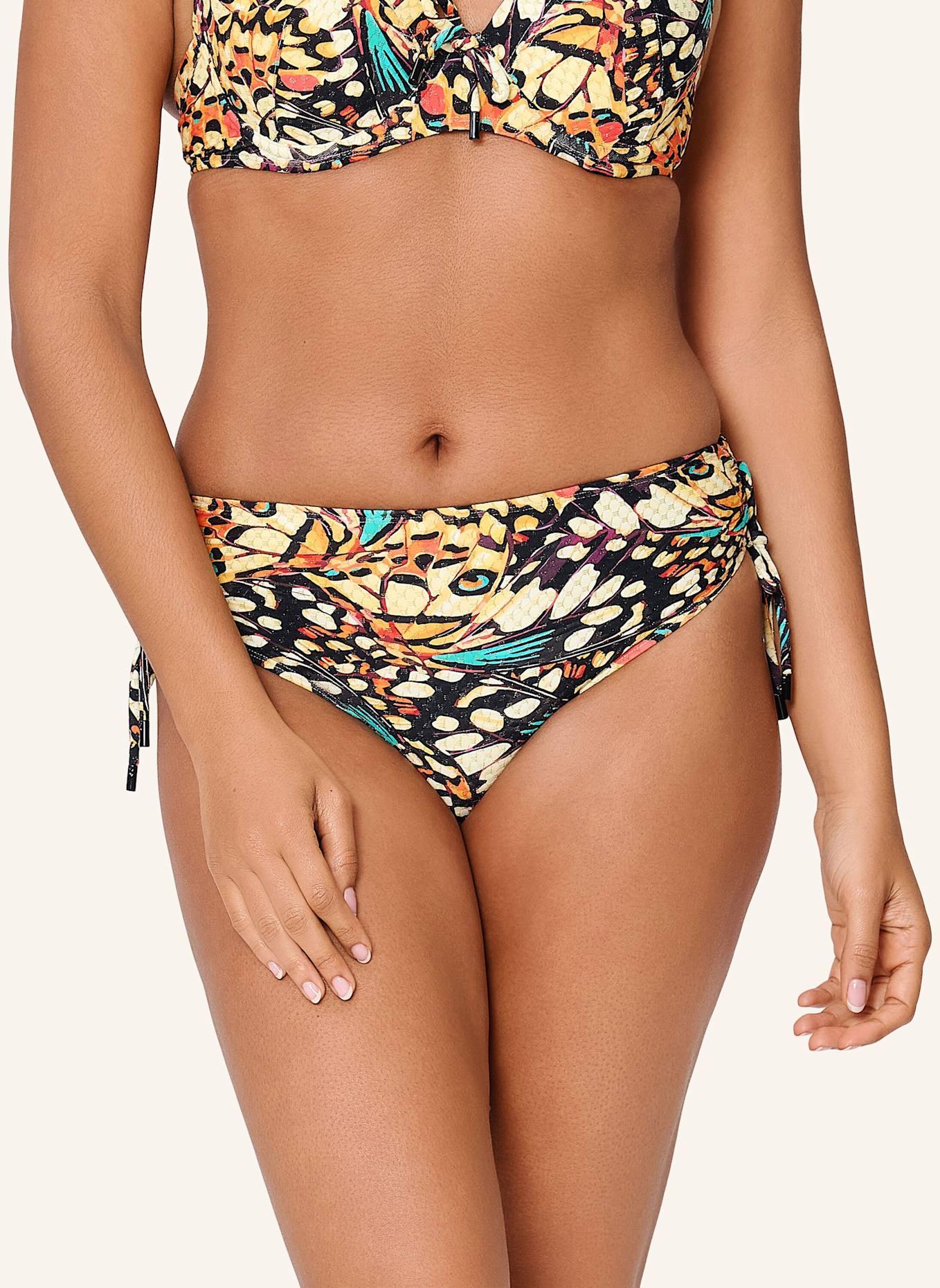 LINGADORE Bikini shorty: ORANGE/ SCHWARZ/ WEISS/ GELB/ TÜRKIS