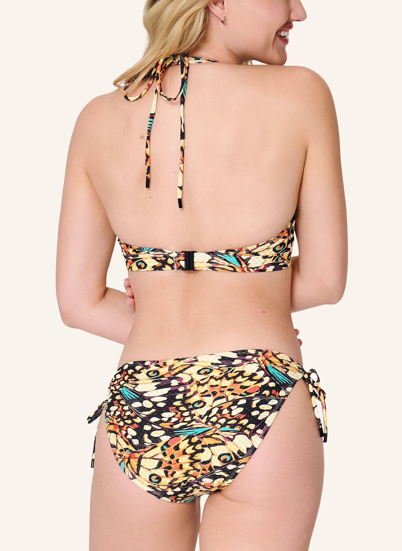 LINGADORE Bikini slip mit Schnur: ORANGE/ SCHWARZ/ WEISS/ GELB/ TÜRKIS