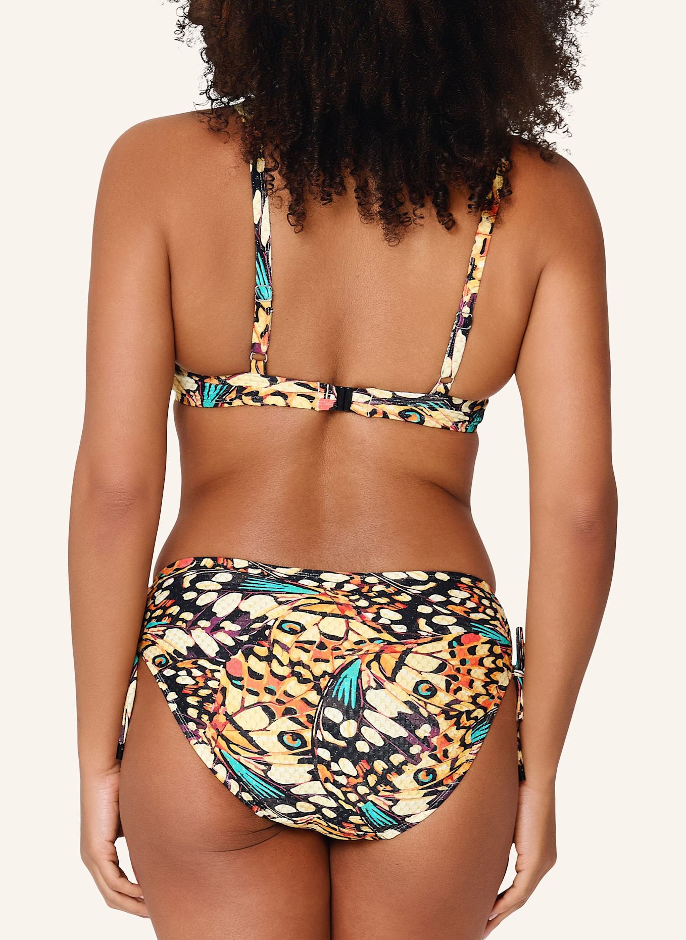 LINGADORE Bikini top: ORANGE/ SCHWARZ/ WEISS/ GELB/ TÜRKIS