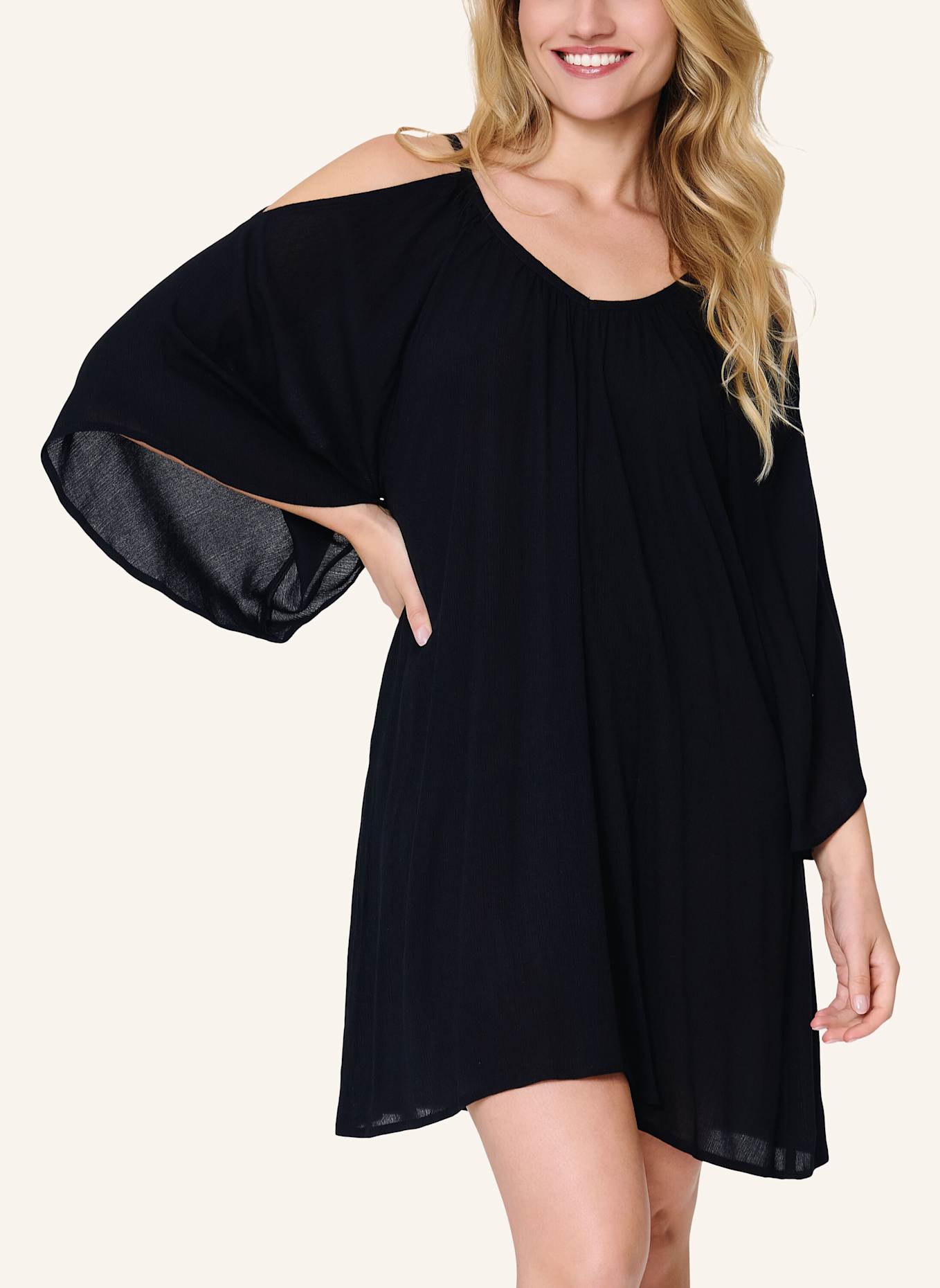 LINGADORE Tunik: SCHWARZ