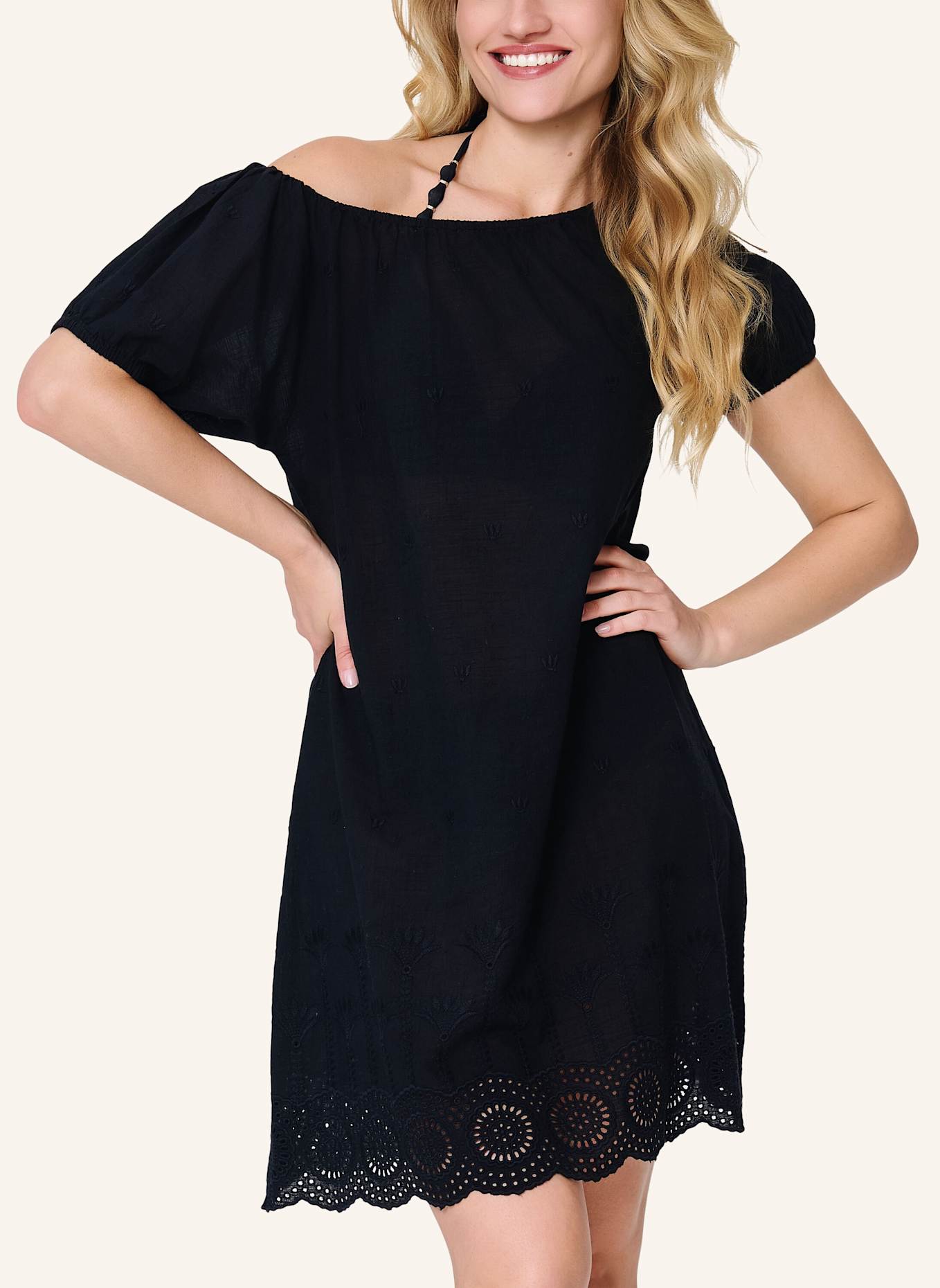 LINGADORE Tunik: SCHWARZ