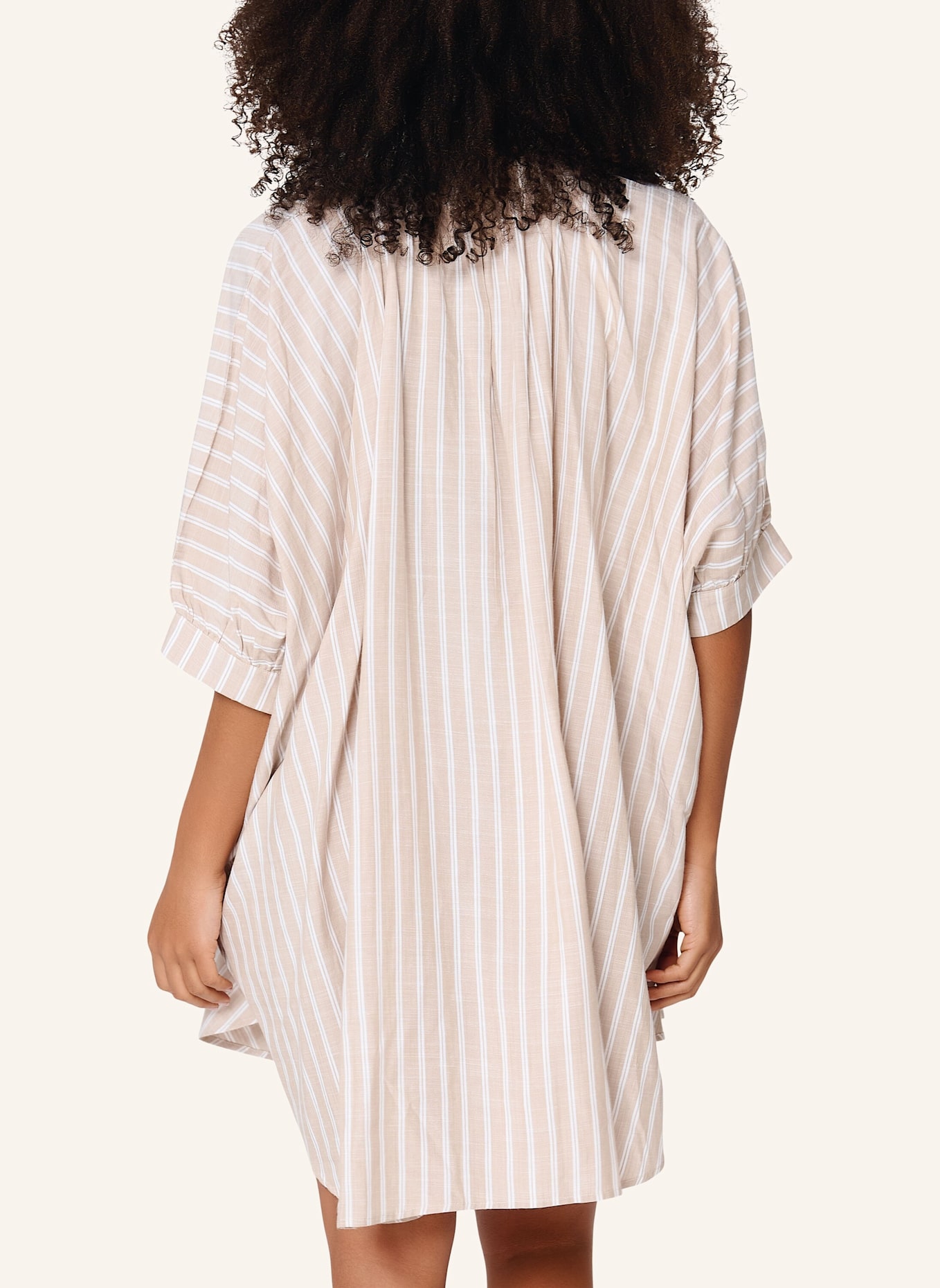 LINGADORE Tunik: BEIGE/ WEISS/ TAUPE