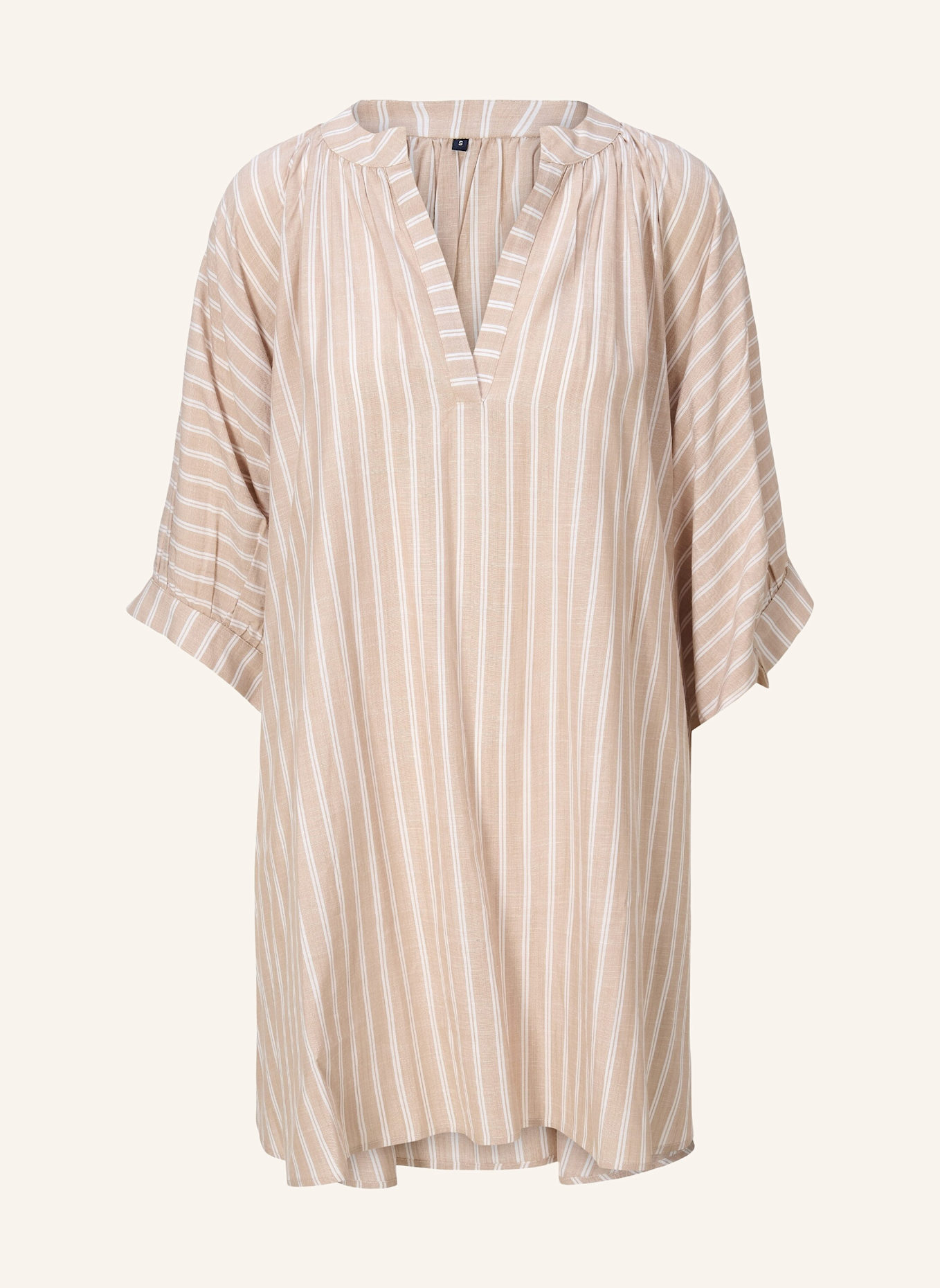 LINGADORE Tunik: BEIGE/ WEISS/ TAUPE