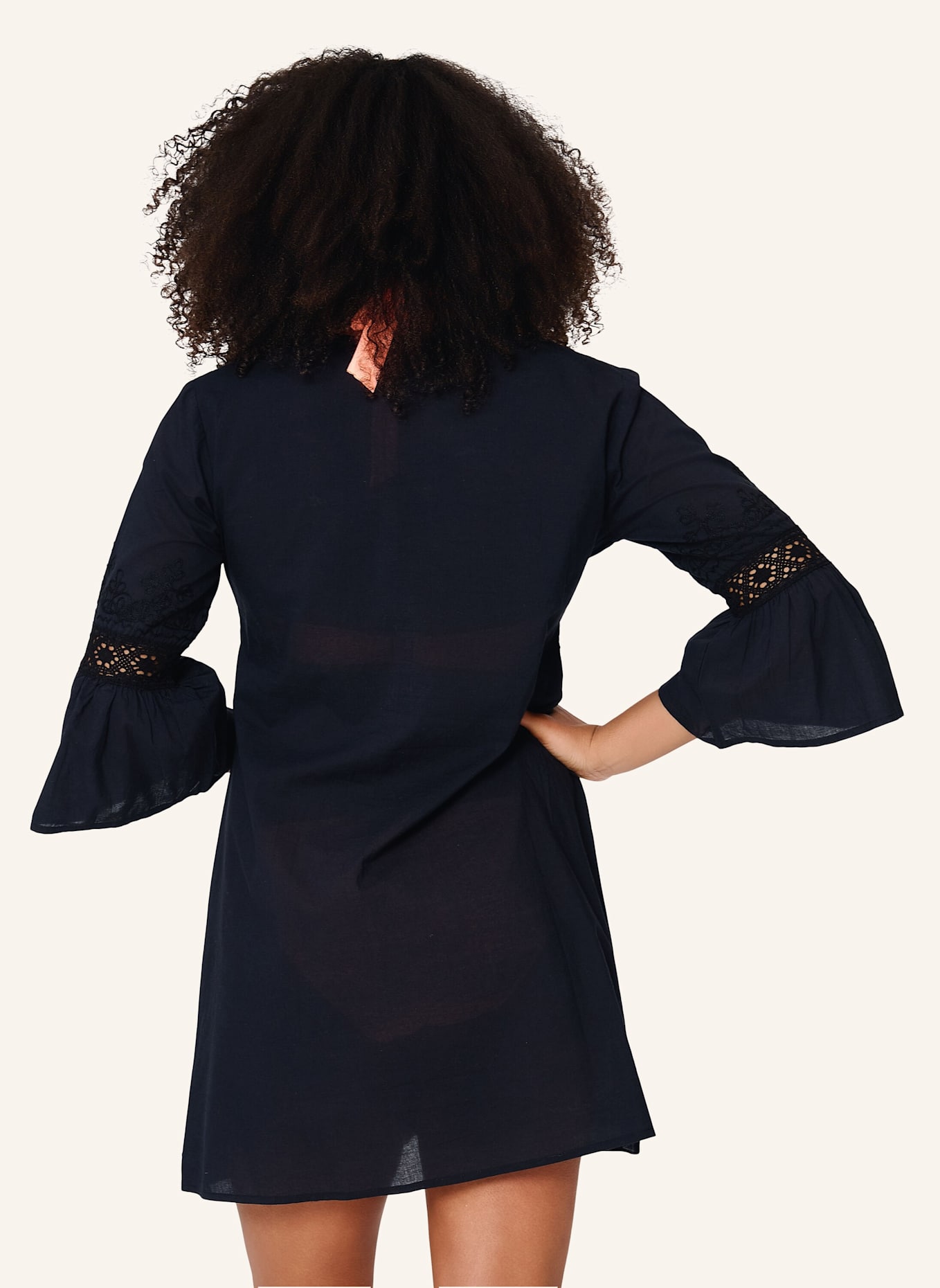 LINGADORE Tunik: SCHWARZ