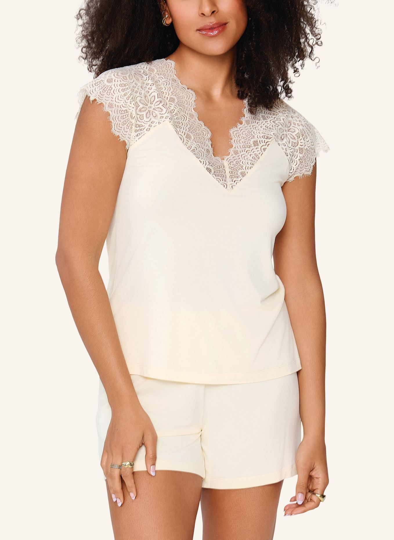 LINGADORE Pyjama set: WEISS