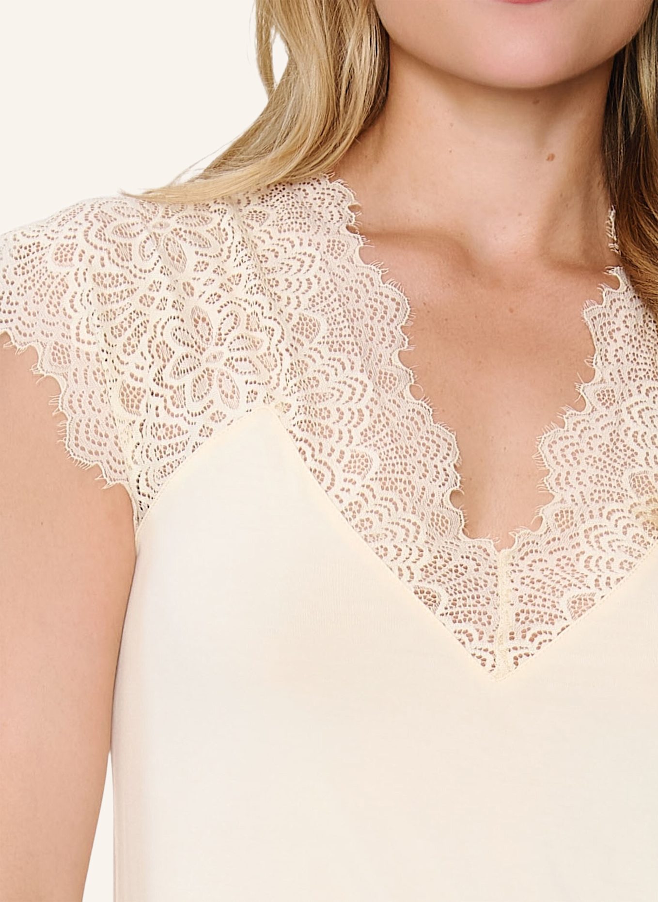 LINGADORE Pyjama Kleid: WEISS