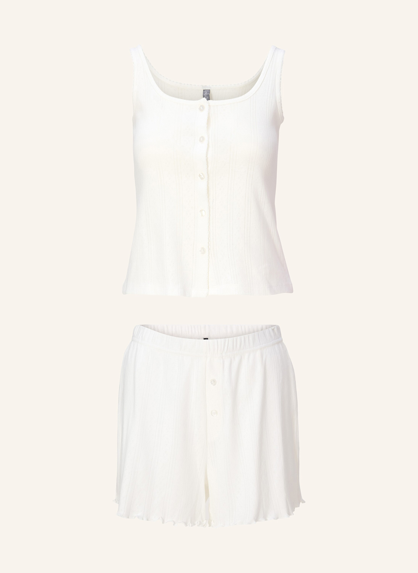 LINGADORE Pyjama set: WEISS
