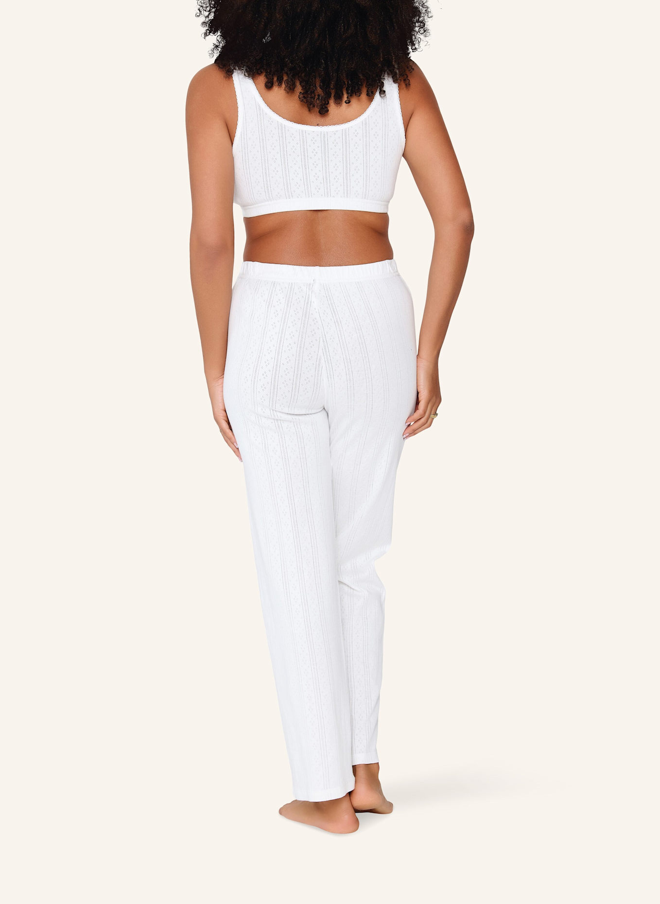 LINGADORE Bralette: WEISS