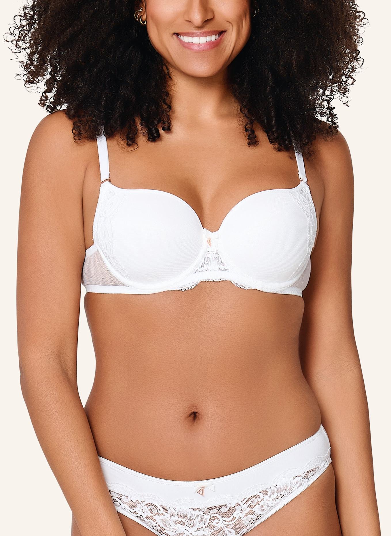 LINGADORE T-shirt BH: WEISS