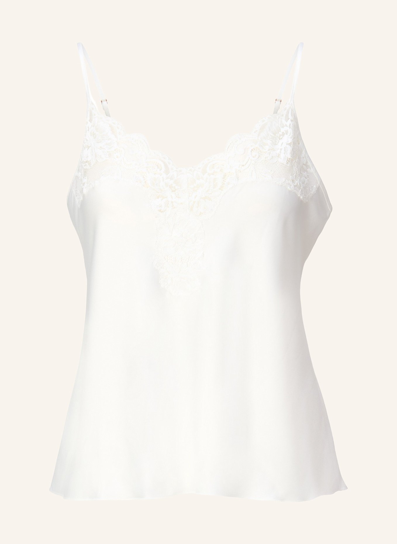 LINGADORE Spaghetti Top: WEISS