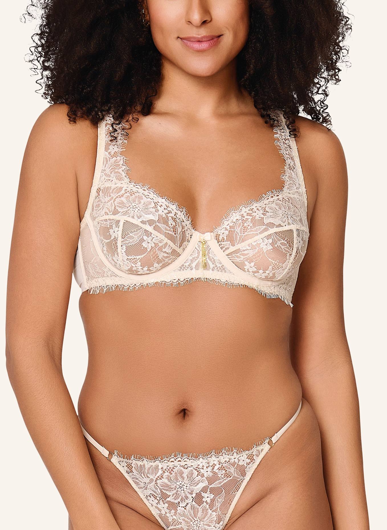 LINGADORE Balconet BH: GOLD/ BEIGE