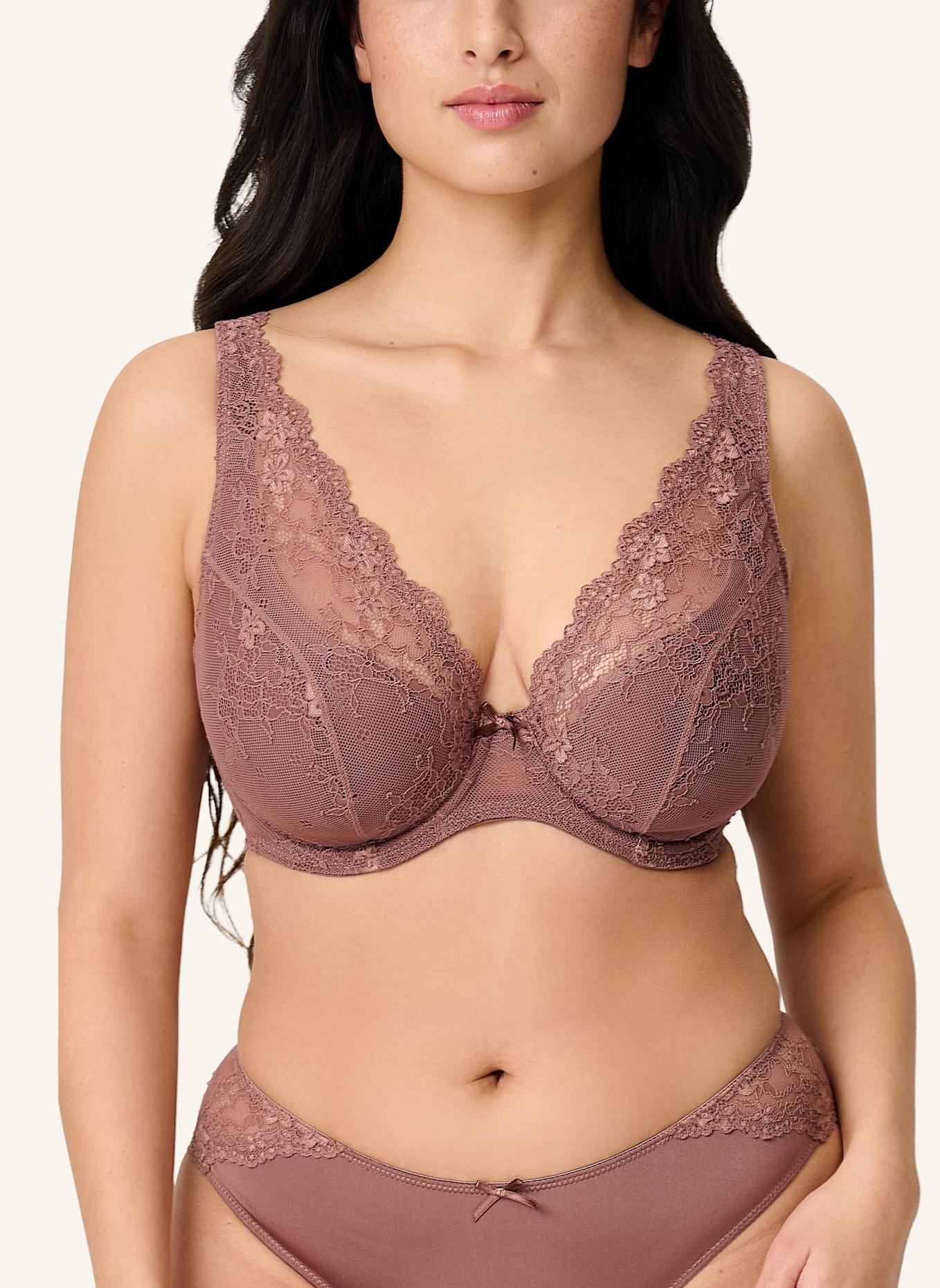 LINGADORE DAILY Triangle plunge BH: COGNAC