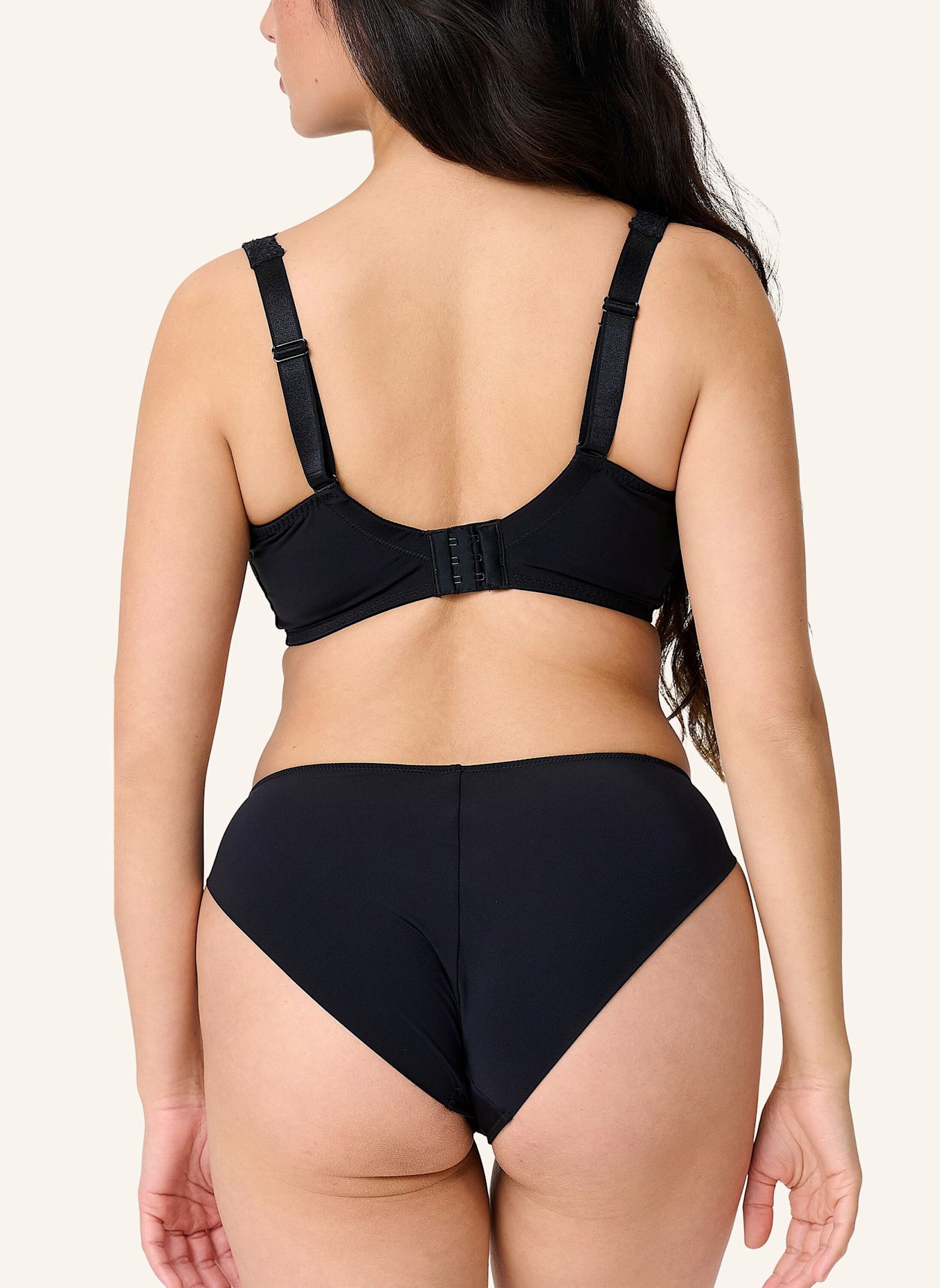 LINGADORE DAILY Triangel plunge BH: SCHWARZ/ TAUPE