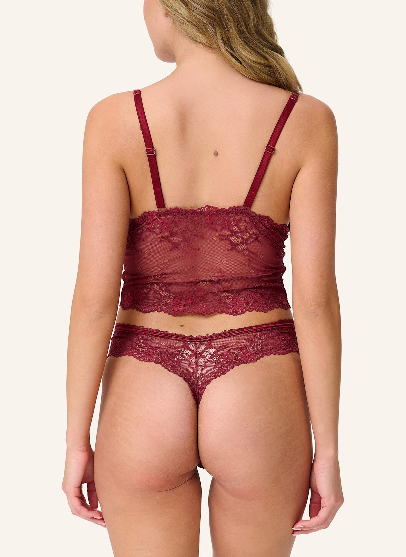 LINGADORE DAILY Bralette: DUNKELROT