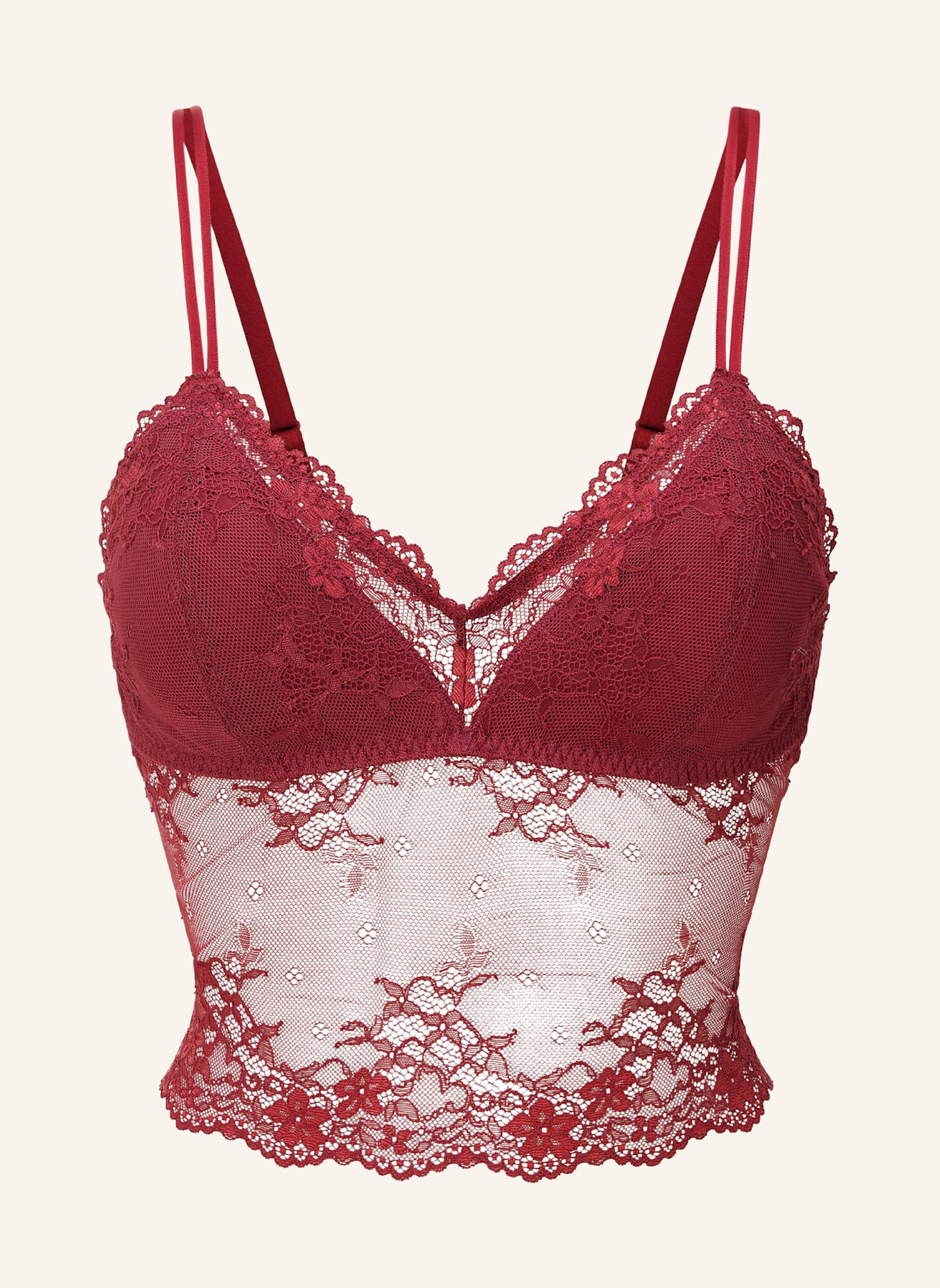 LINGADORE DAILY Bralette: DUNKELROT