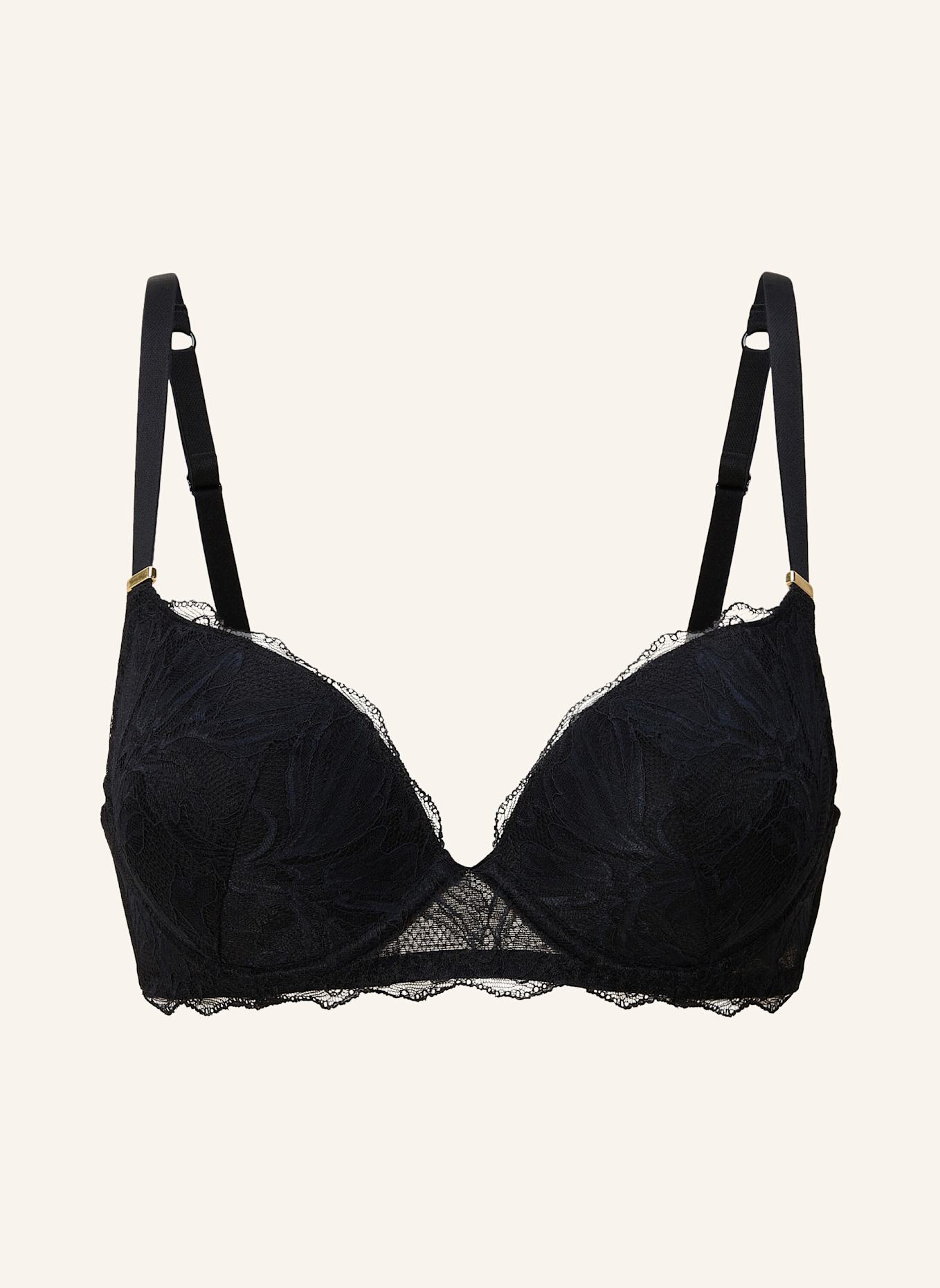 LINGADORE Push up BH: SCHWARZ