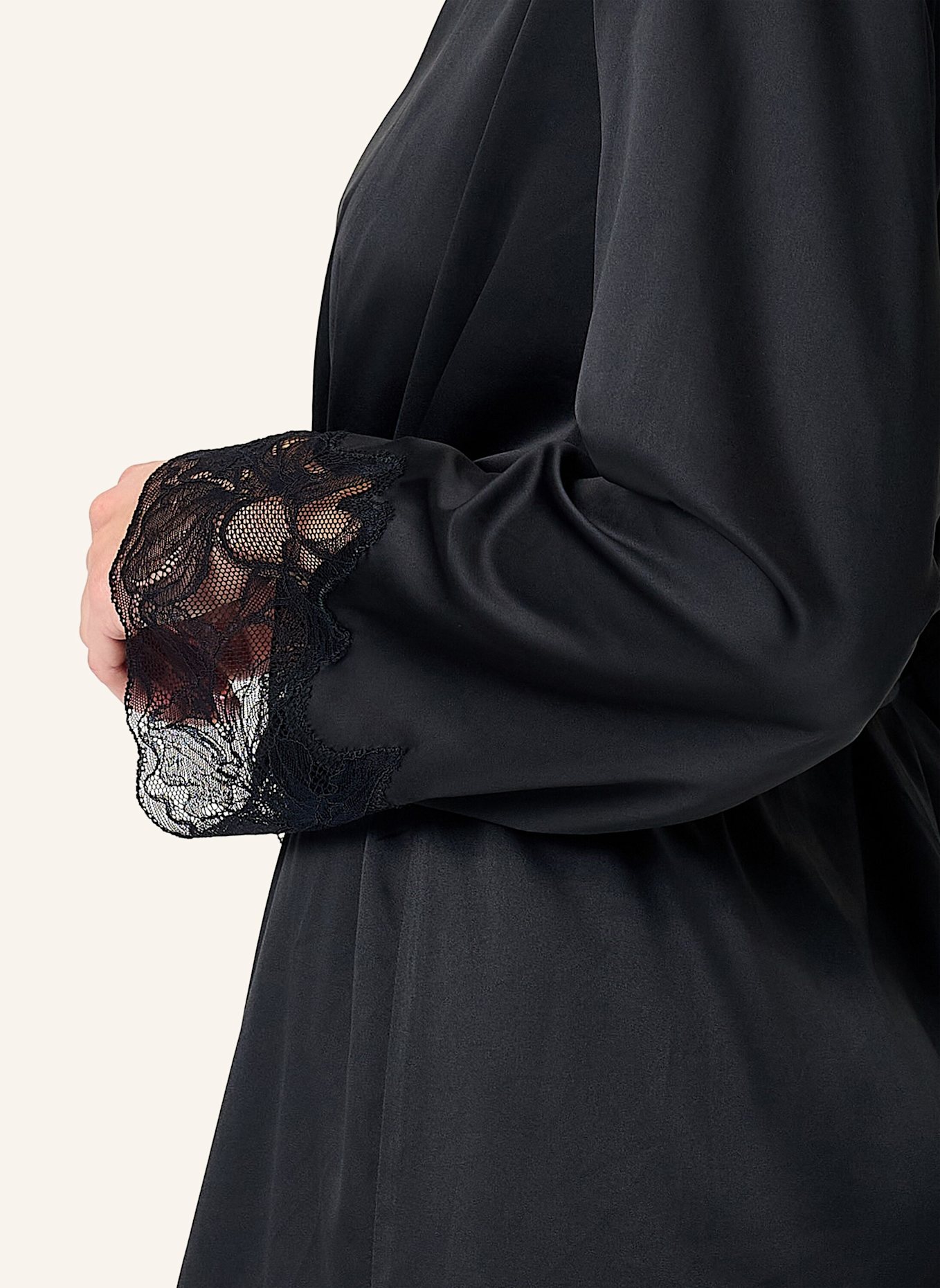 LINGADORE Kimono: SCHWARZ