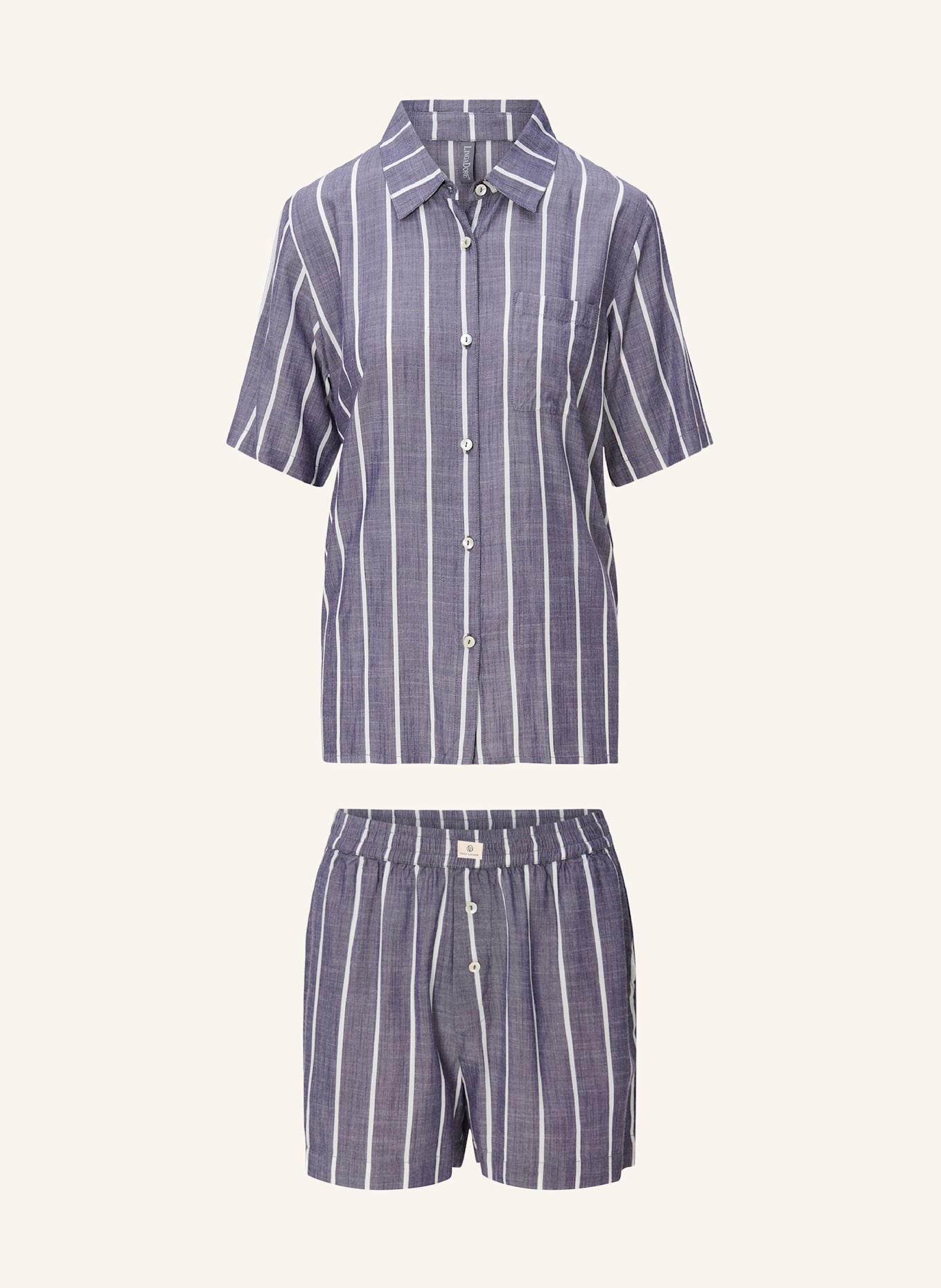 LINGADORE Shortama set: BLAUGRAU