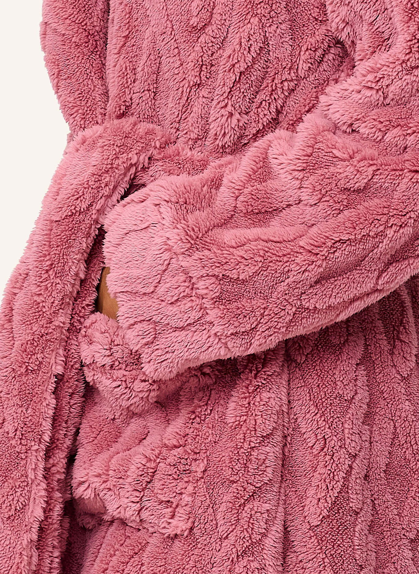 LINGADORE Fleece mantel: BEIGE