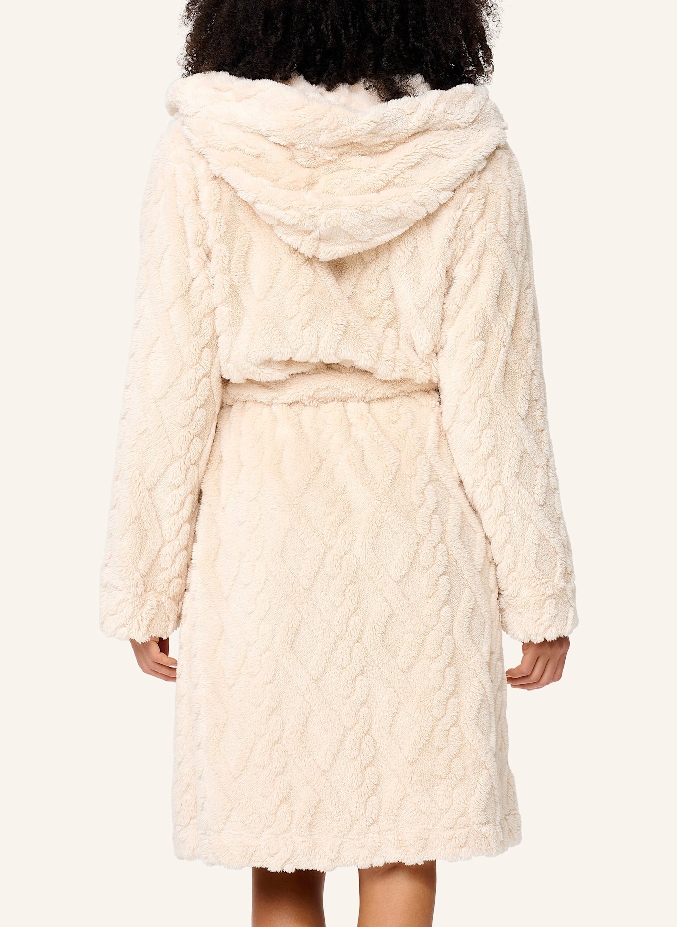 LINGADORE Fleece mantel: BEIGE