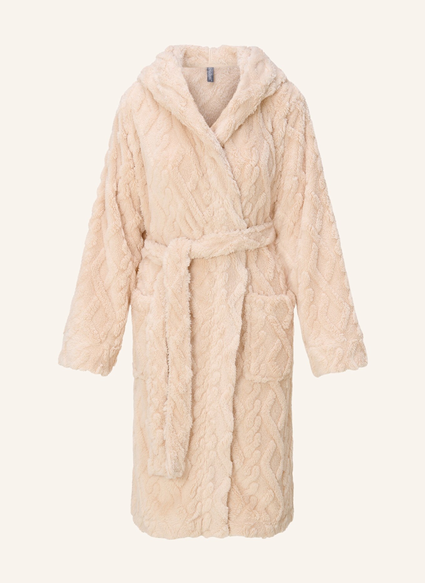 LINGADORE Fleece mantel: BEIGE