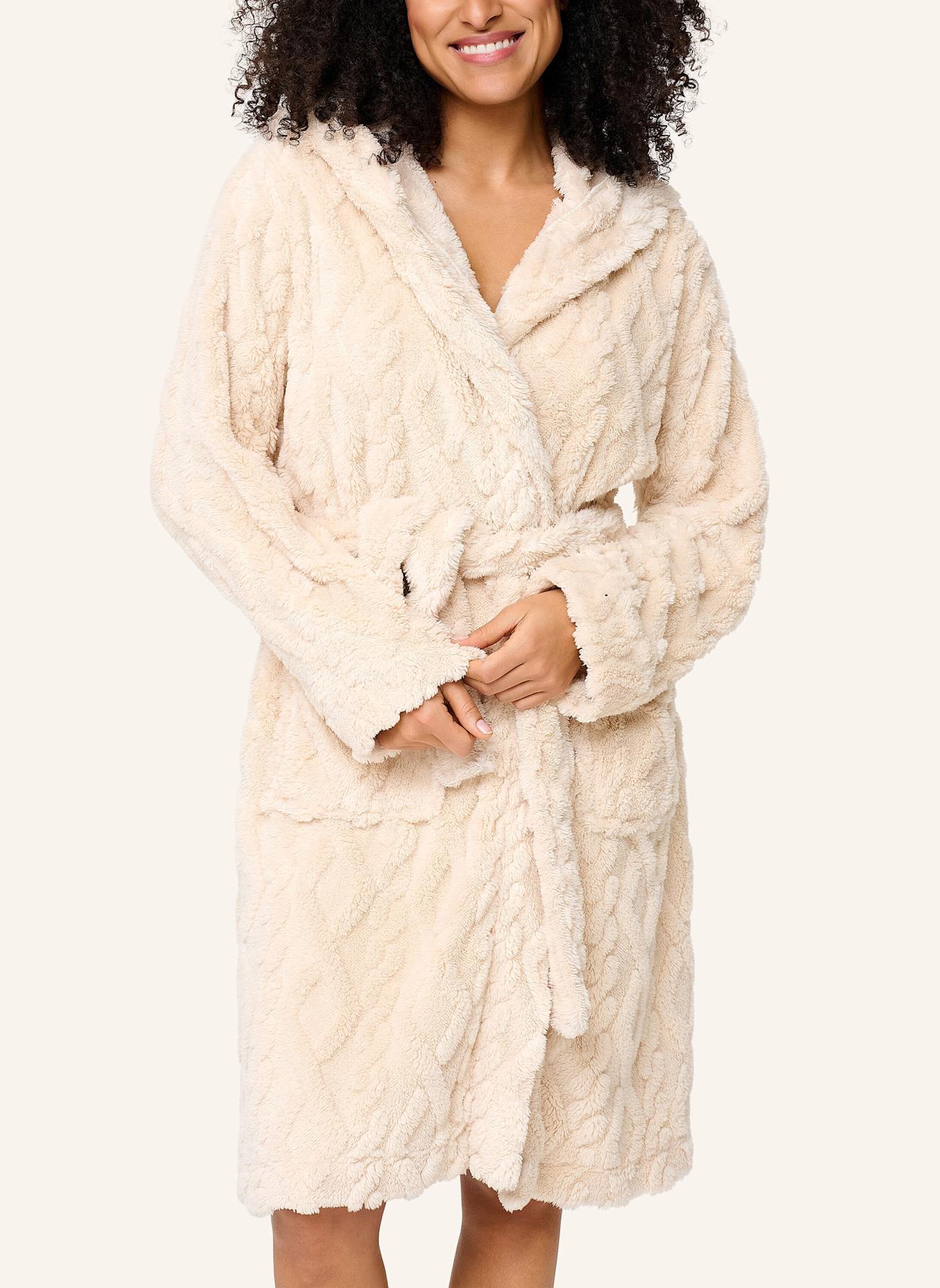 LINGADORE Fleece mantel: BEIGE