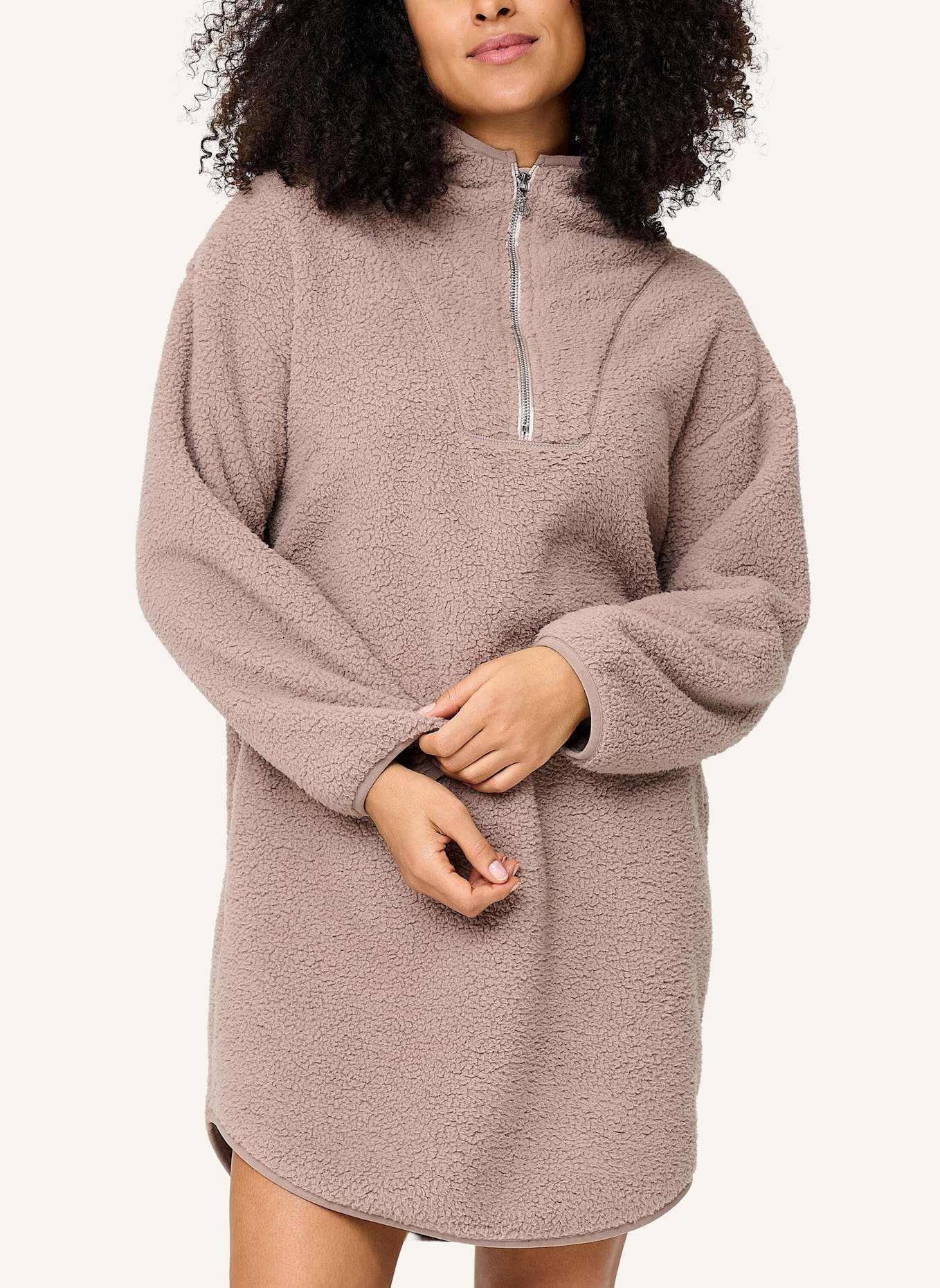 LINGADORE Sweatdress: BEIGE