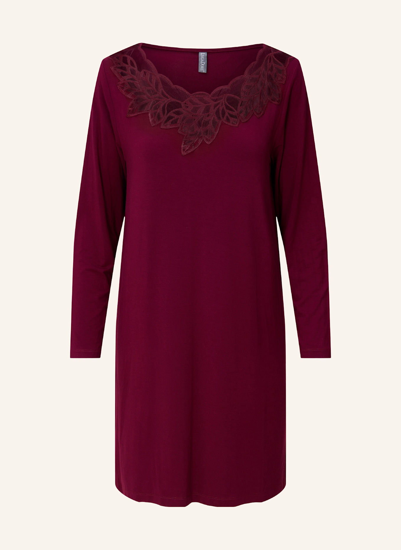 LINGADORE Kleid: DUNKELROT