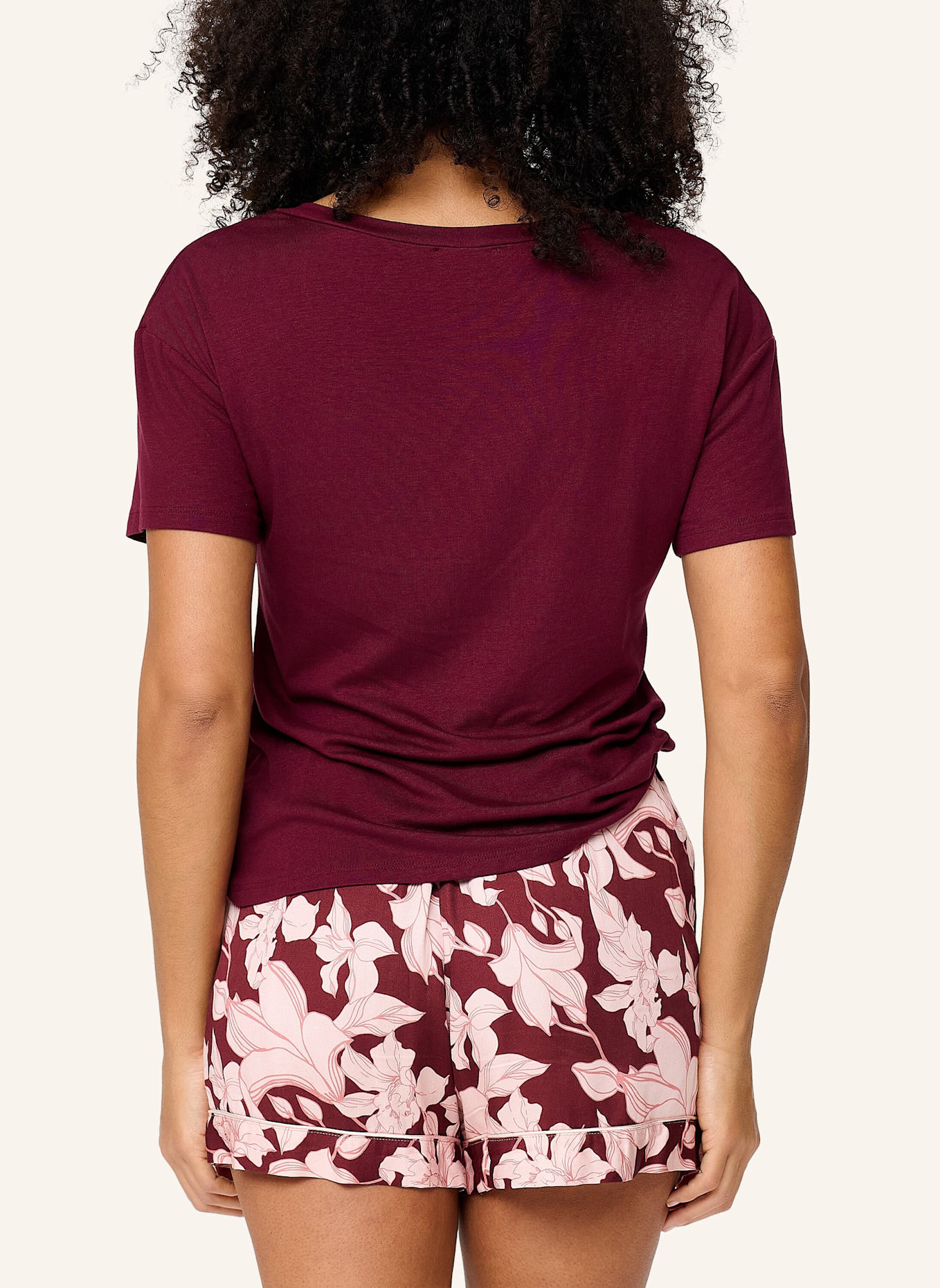 LINGADORE Shortama set: DUNKELROT