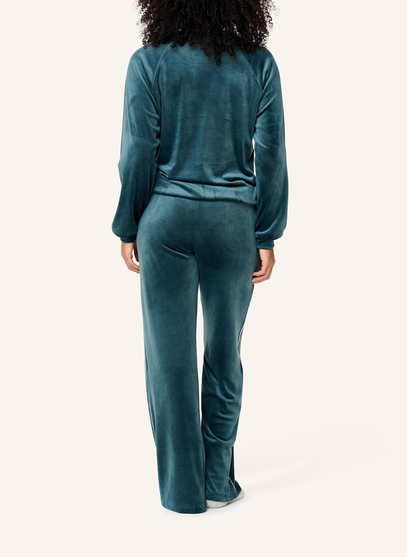 LINGADORE Homewear sweat set: DUNKELGRÜN